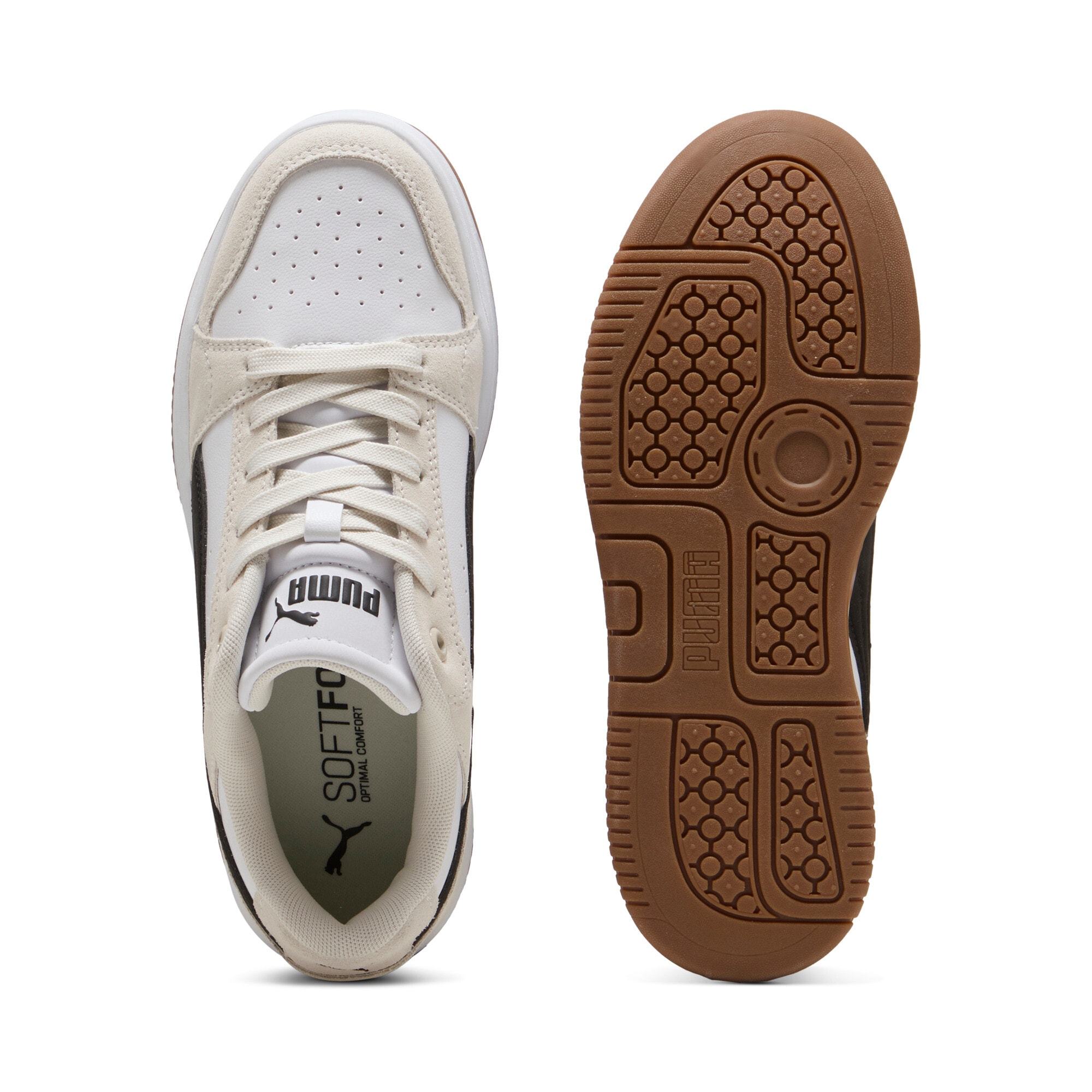PUMA Sneaker »REBOUND FEMME LOW SD«  für sportliche und lässige Looks, mit Leder-Obermaterial