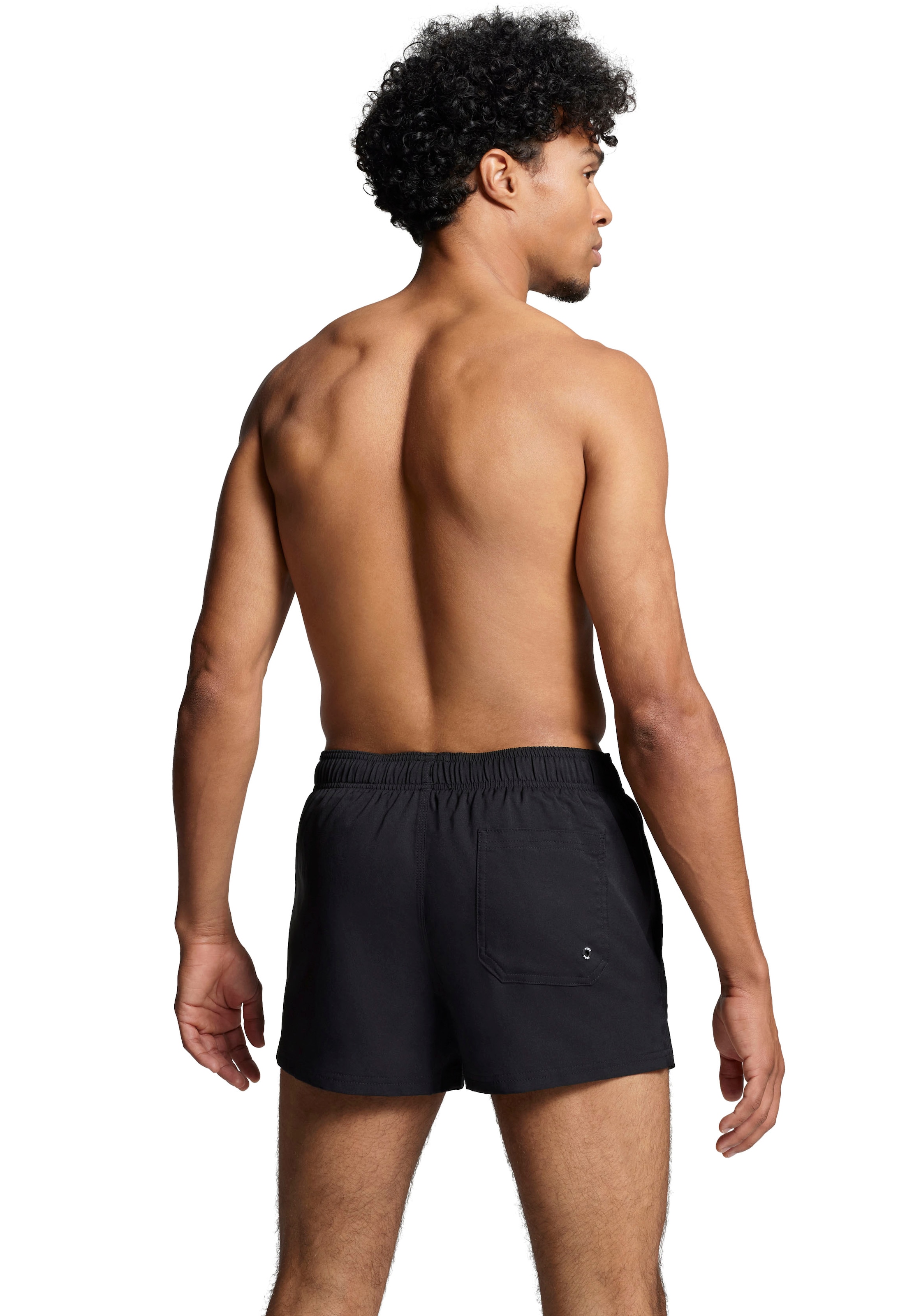 PUMA Badeshorts »PUMA SWIM MEN SHORT LENGTH SWIM SHORTS«, mit seitlichen Eingriff-Taschen,  Gesäßtasche mit Klettverschluss