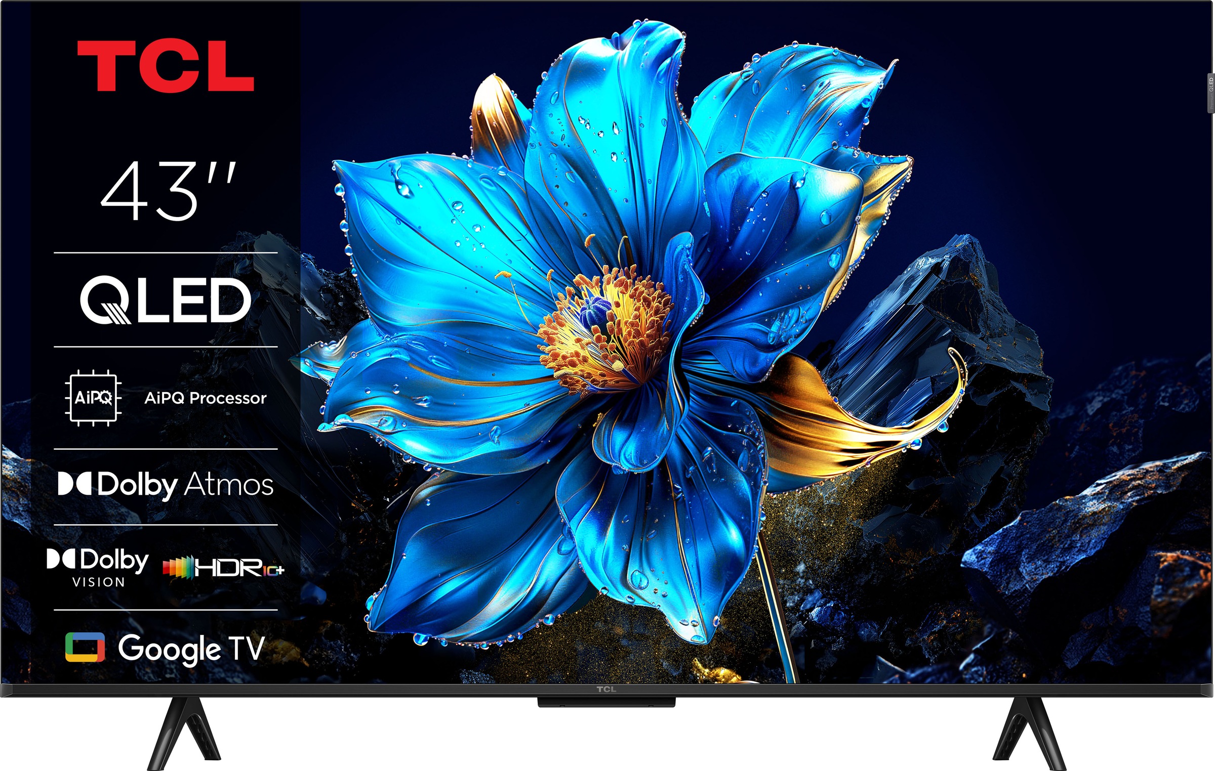 TCL QLED-Fernseher »43P71KX1«, 4K Ultra HD, Google TV-Smart-TV