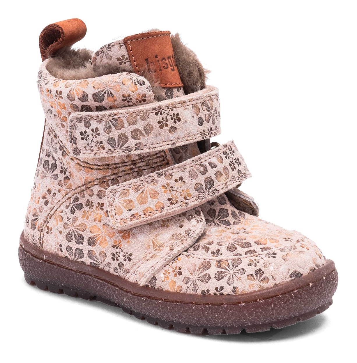 Bisgaard Mädchen Lauflernschuh »storm lamb« Babyschuh mit Lammfell, Größenschablone zum Download, Größe 27