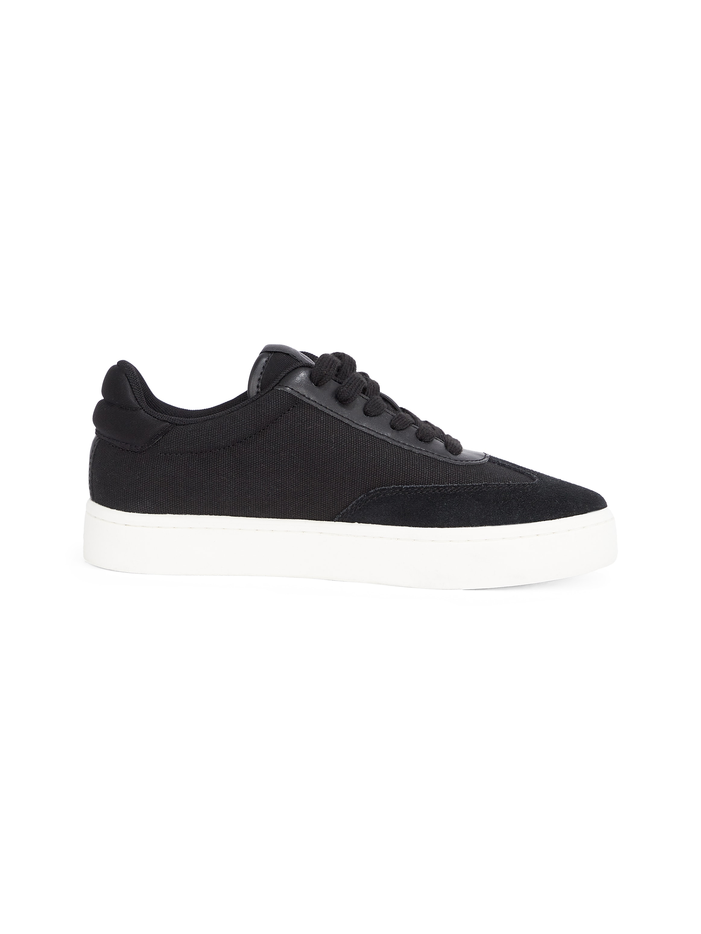 Calvin Klein Jeans Sneaker »CLASSIC CUPSOLE LOW MIX MG WN«  , Schnürschuh, Freizeitschuh, Halbschuh mit Logoschriftzug seitlich