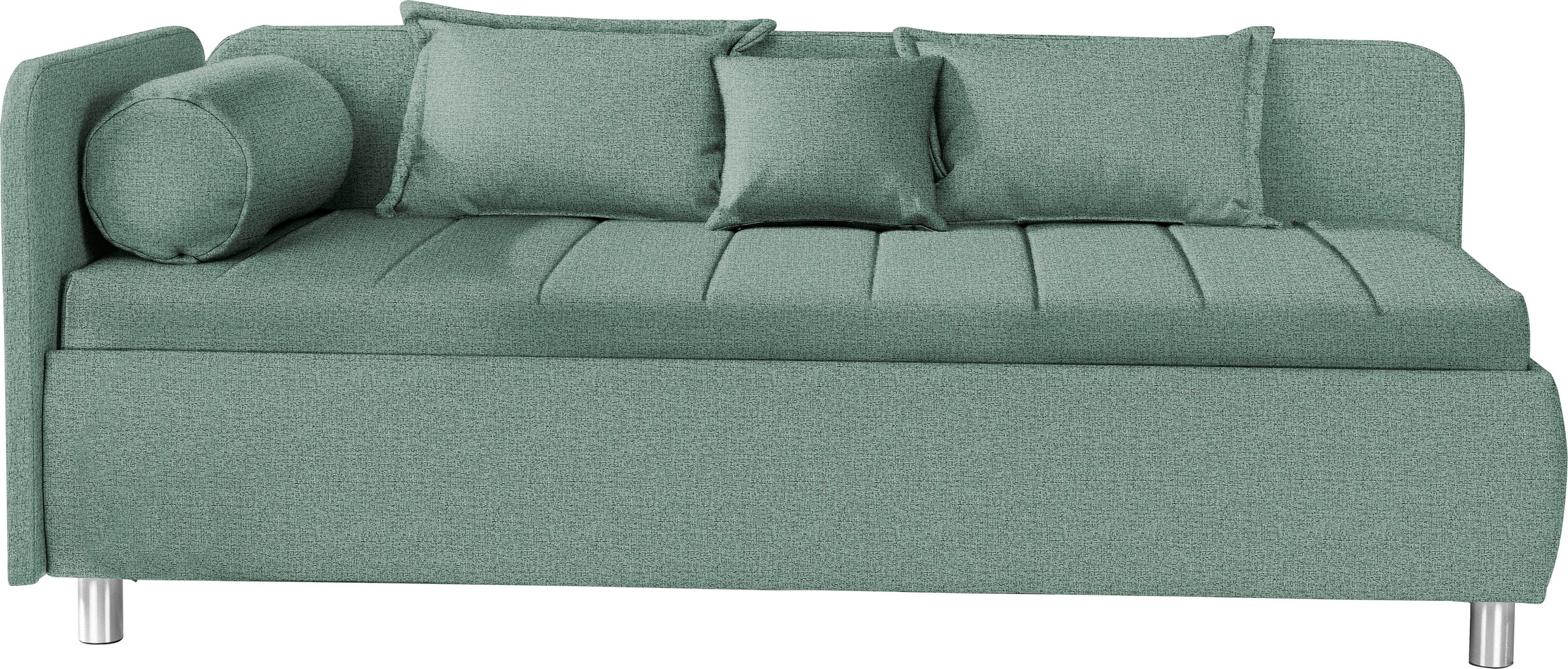 ADA trendline Schlafsofa »Kiana«, mit Bettkasten und Zierkissen, Liegefläche 90/200 cm oder 100/200 cm