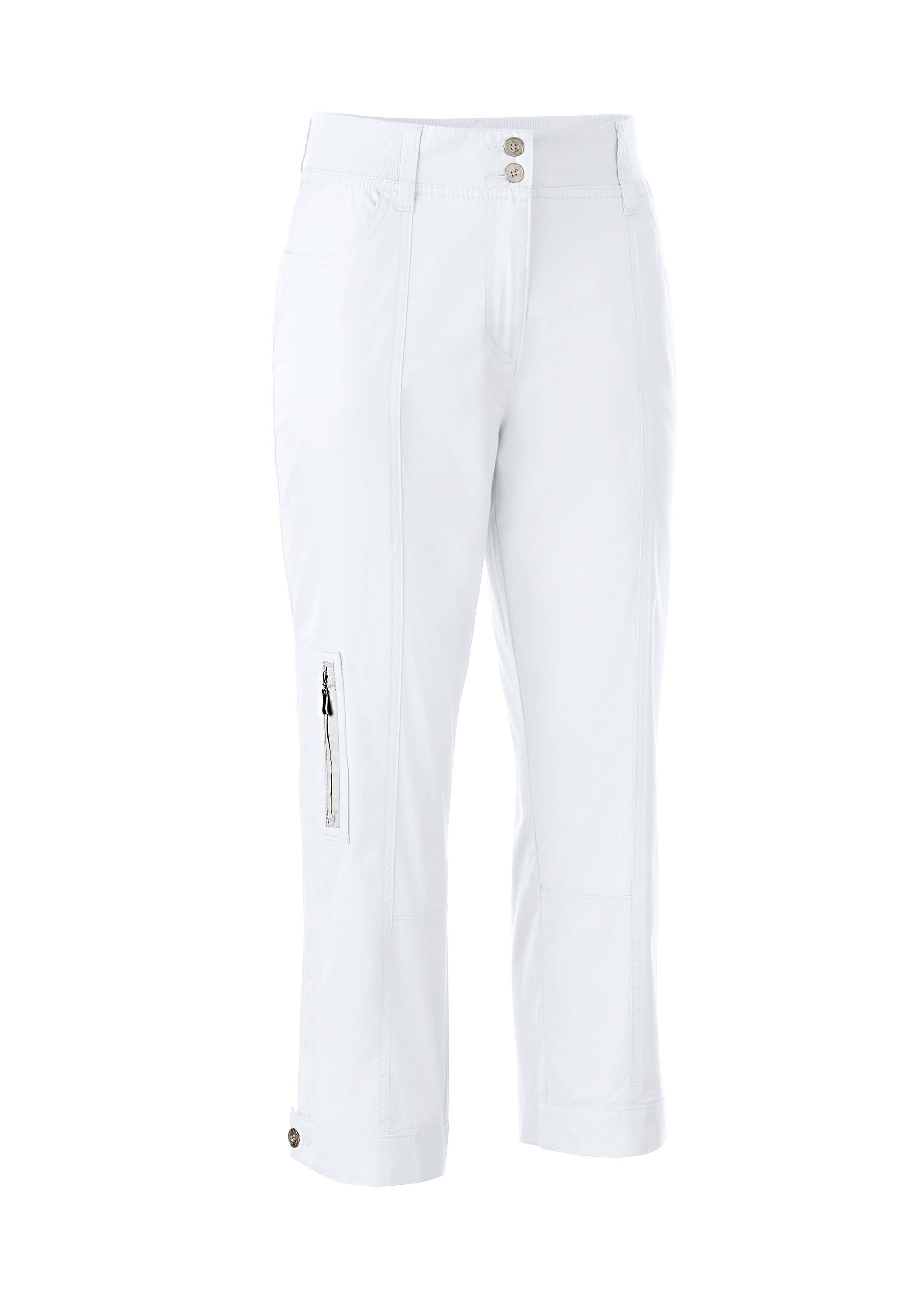 Witt Cargohose »Hose wadenlang Stretch-Hose mit Zipper am Beinabschluss«