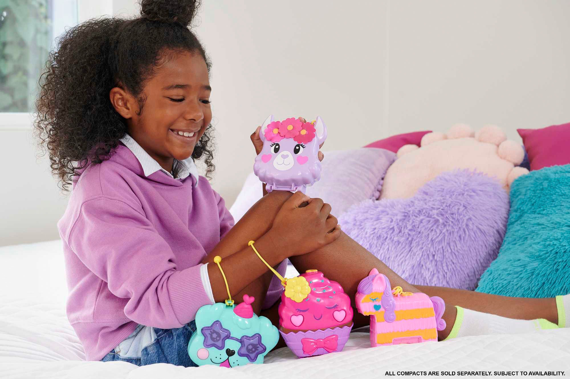 Polly Pocket Spielwelt »Camp Abenteuer Lama Schatulle«, mit 2 Puppen und Zubehör