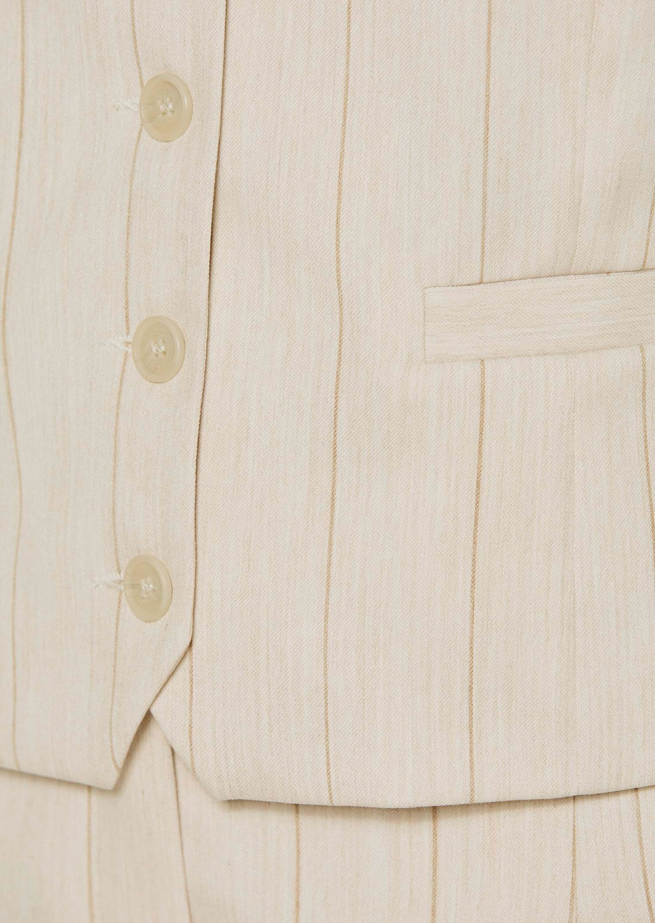 MADELEINE Kurzweste »Weste Elegante Nadelstreifen-Weste mit Knöpfen«