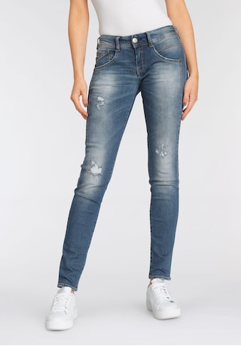 Herrlicher Destroyed-Jeans »GILA SLIM ORGANIC«, mit aufwendigen Destroyed Effekten kaufen
