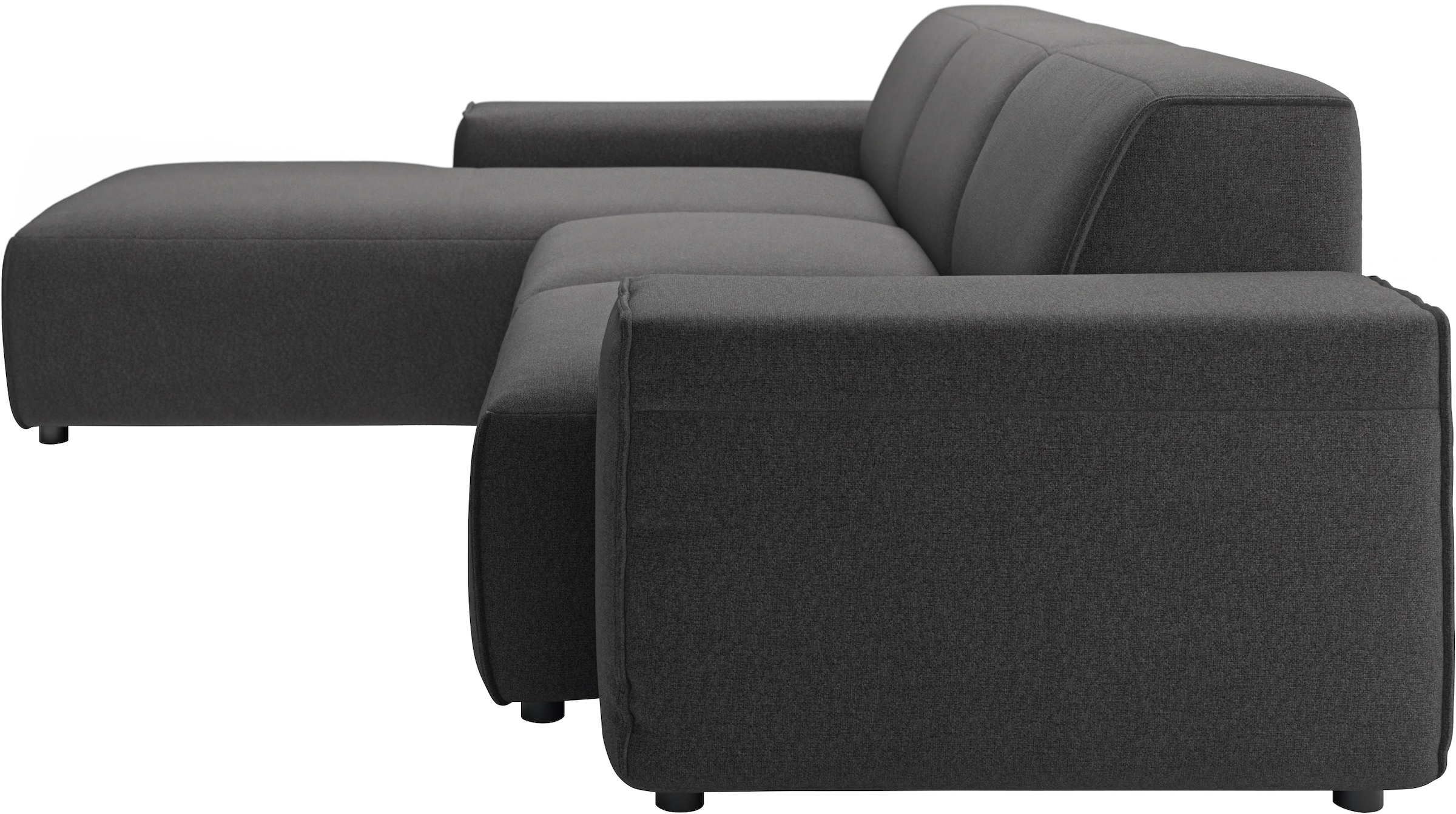 andas Ecksofa »Glimminge L-Form auch in Breitcord, Feincord + Easy care-Bezug,«, Breite 264, Zierkissen