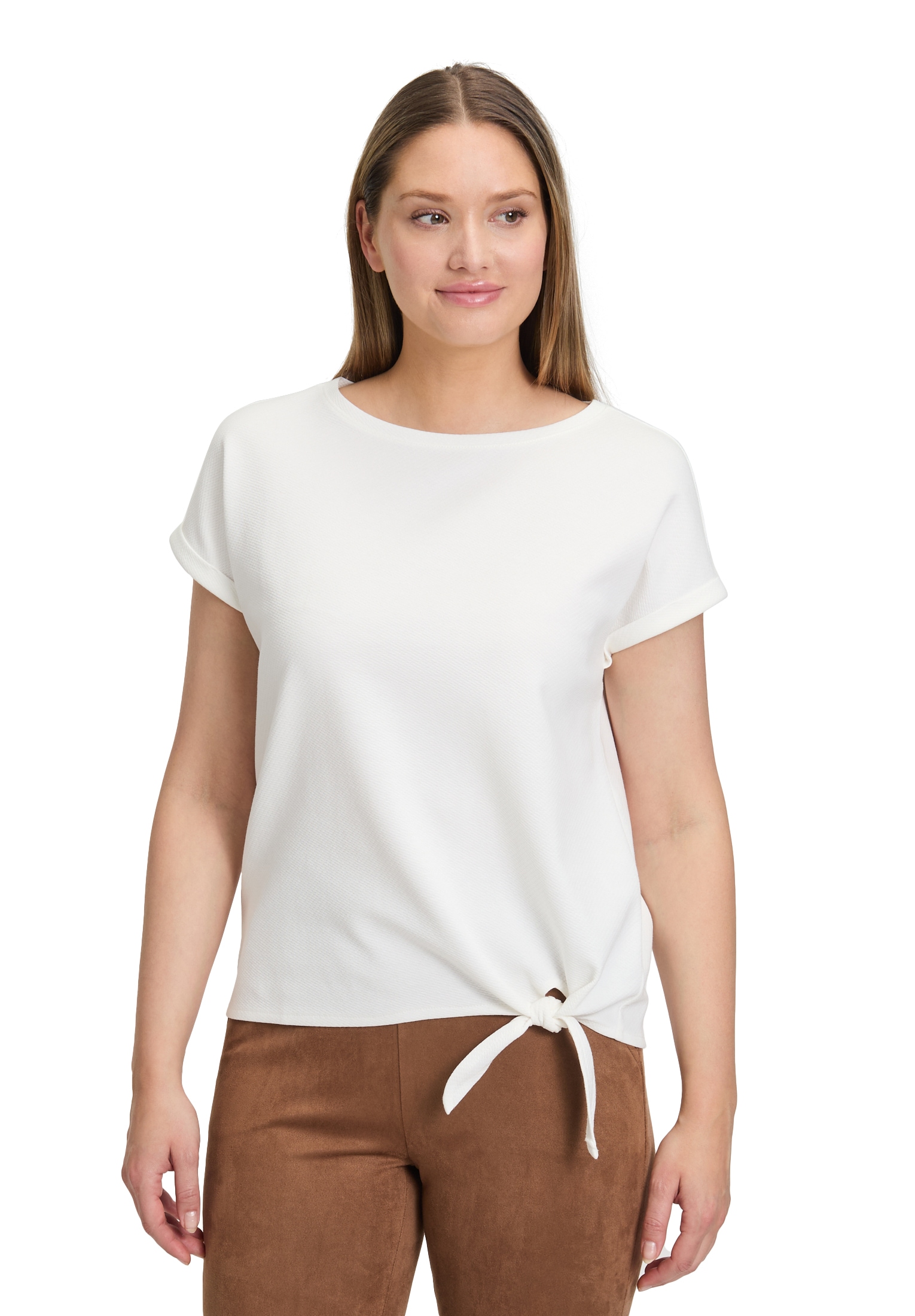 Betty Barclay Kurzarmshirt »Halbarm-Shirt mit Schleifenknoten«