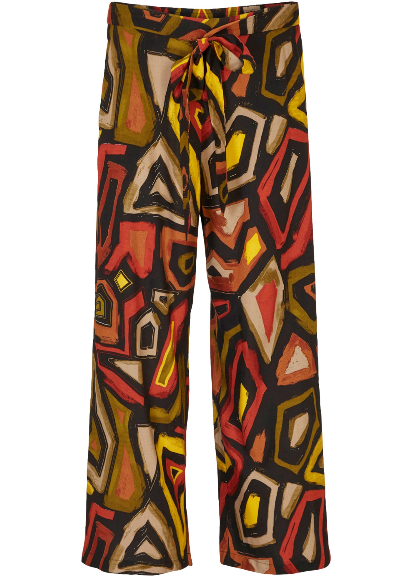 bonprix Culotte  Loose Fit, leichtes Viskosematerial, mit auffallendem Muster