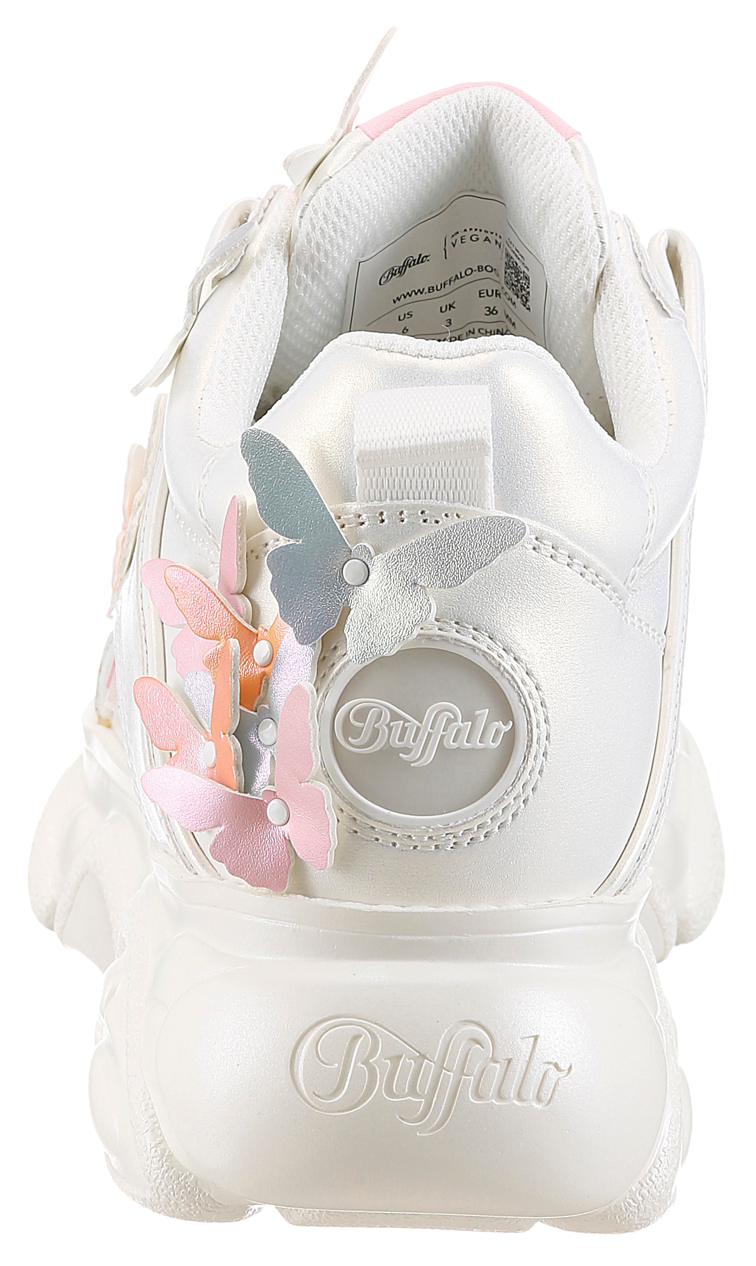 Buffalo Plateausneaker  Freizeitschuh, Halbschuh, Schnürer mit Logoschriftzug