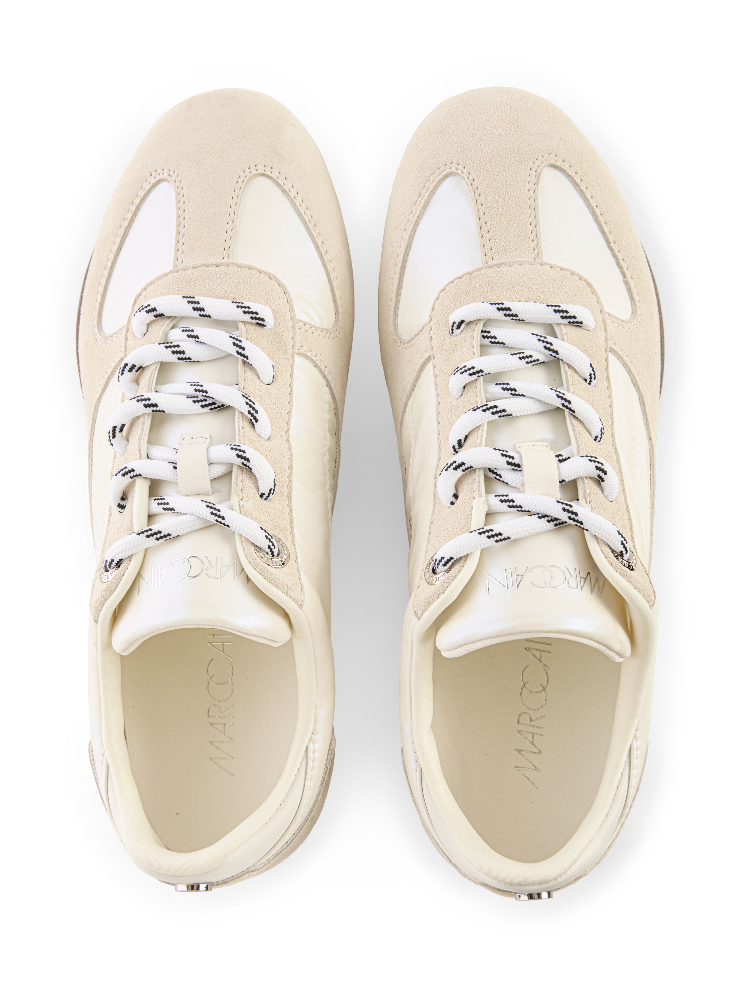 Marc Cain Sneaker  Schnürschuh, Halbschuh im modischem Materialmix