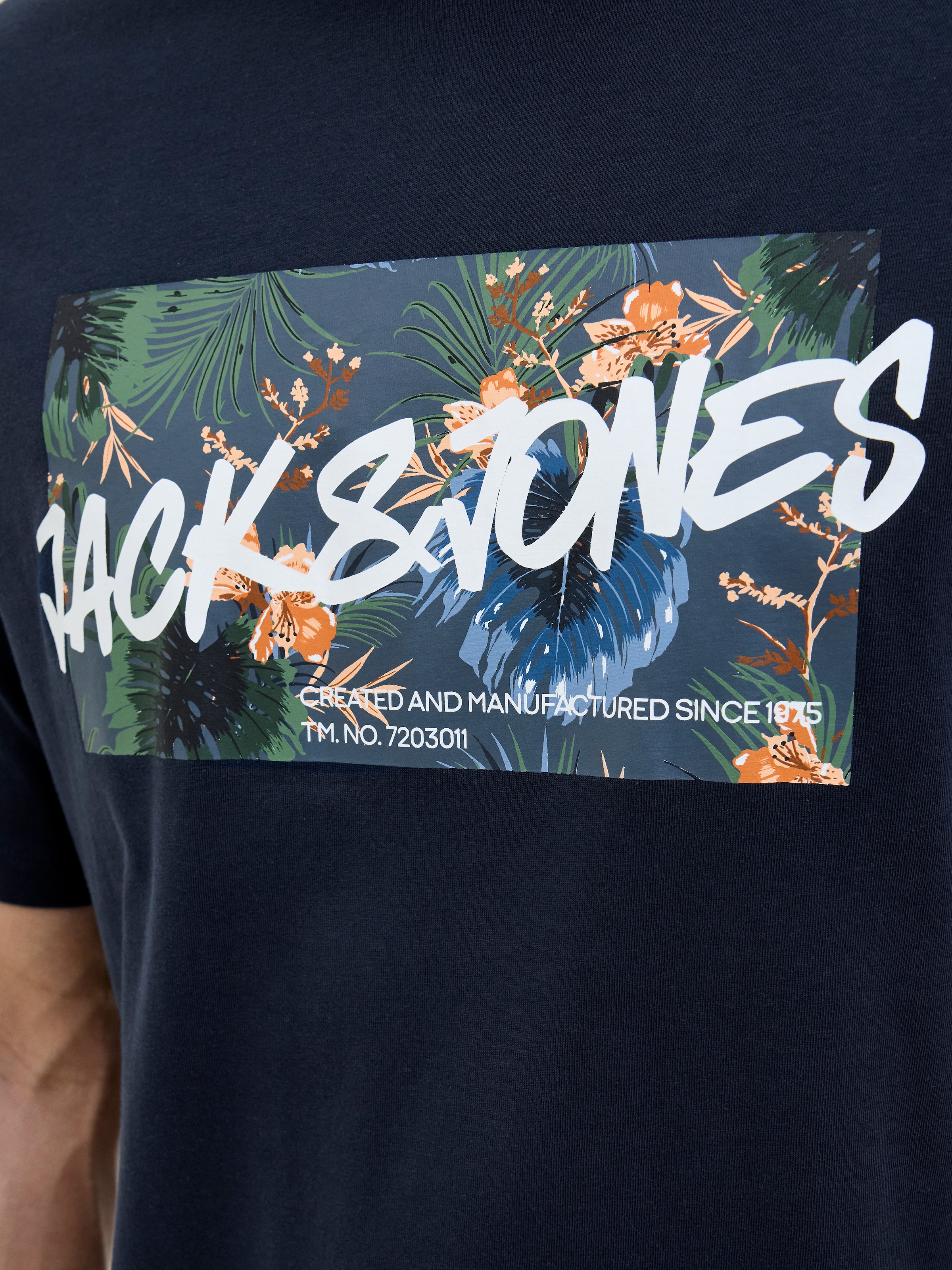 Jack & Jones Print-Shirt »JJHAWAII SHAPE TEE SS CREW NECK«