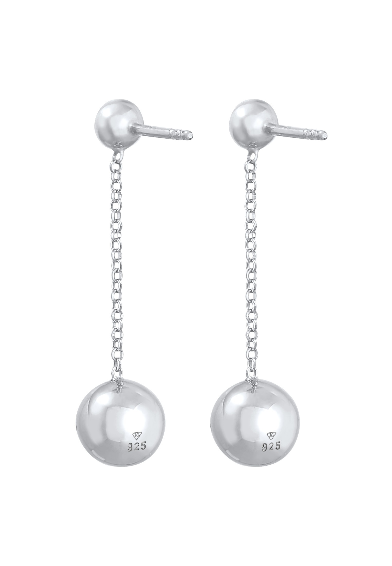 Elli Paar Ohrhänger »Ohrringe Ohrhänger Basic Trend Kugeln 925 Silber«