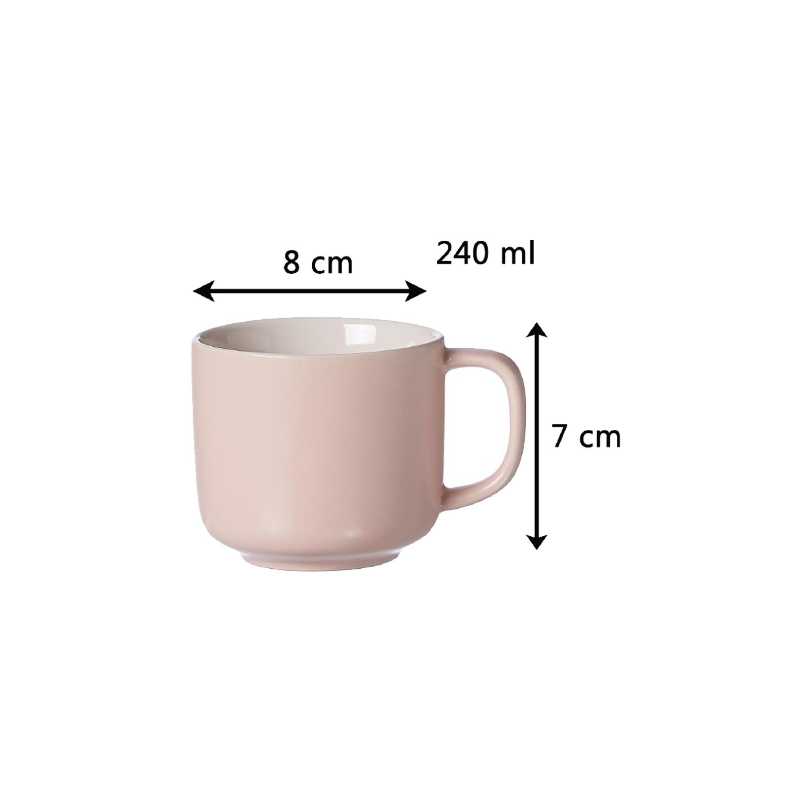 Ritzenhoff & Breker Tasse »Kaffeetasse mit Untertasse Jasper 240 ml«