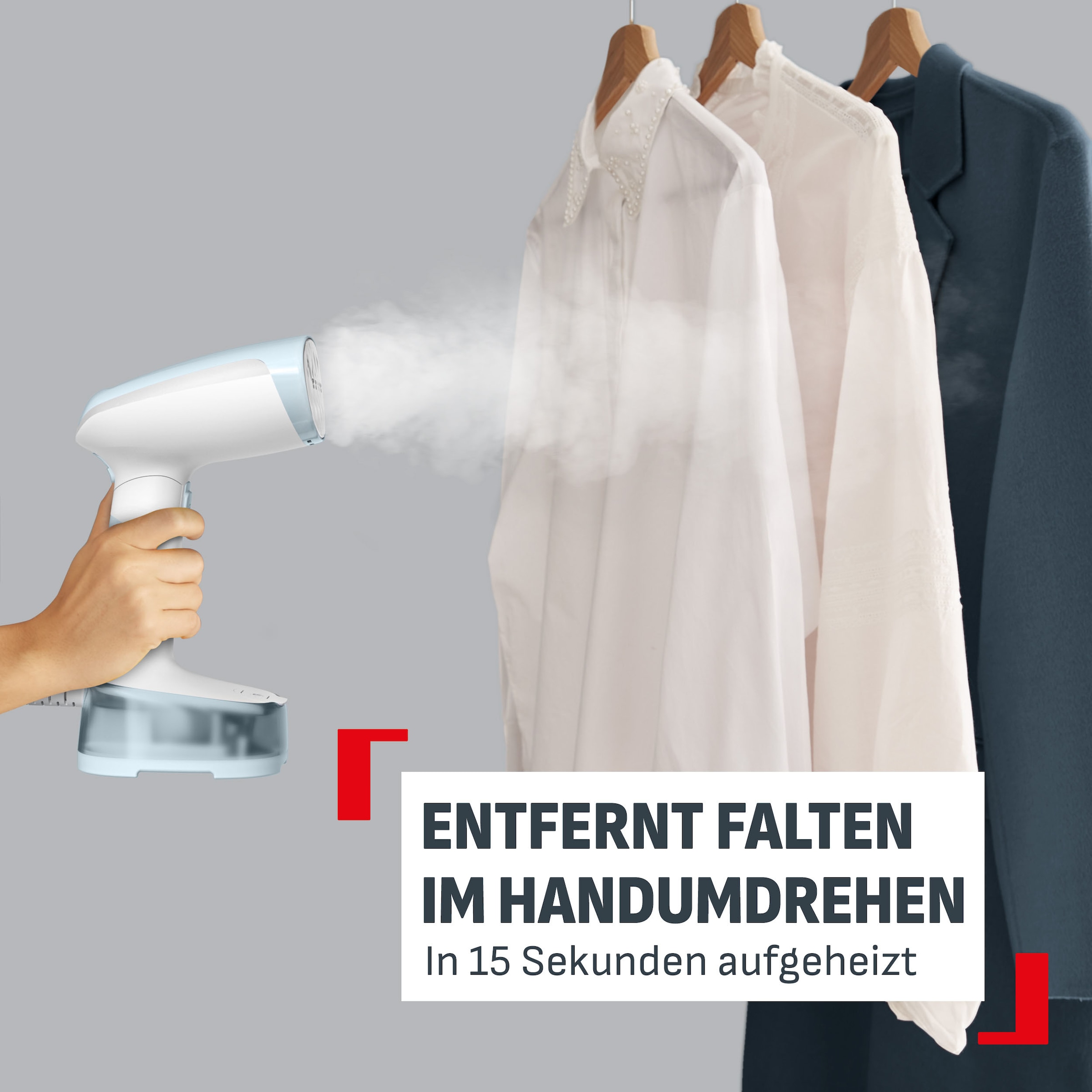Tefal Dampfbürste »Access'Steam Pocket« 1300 W abklappbarer Bügelkopf, ultra leicht, 1300 W, 20 g/min Dampfabgabe