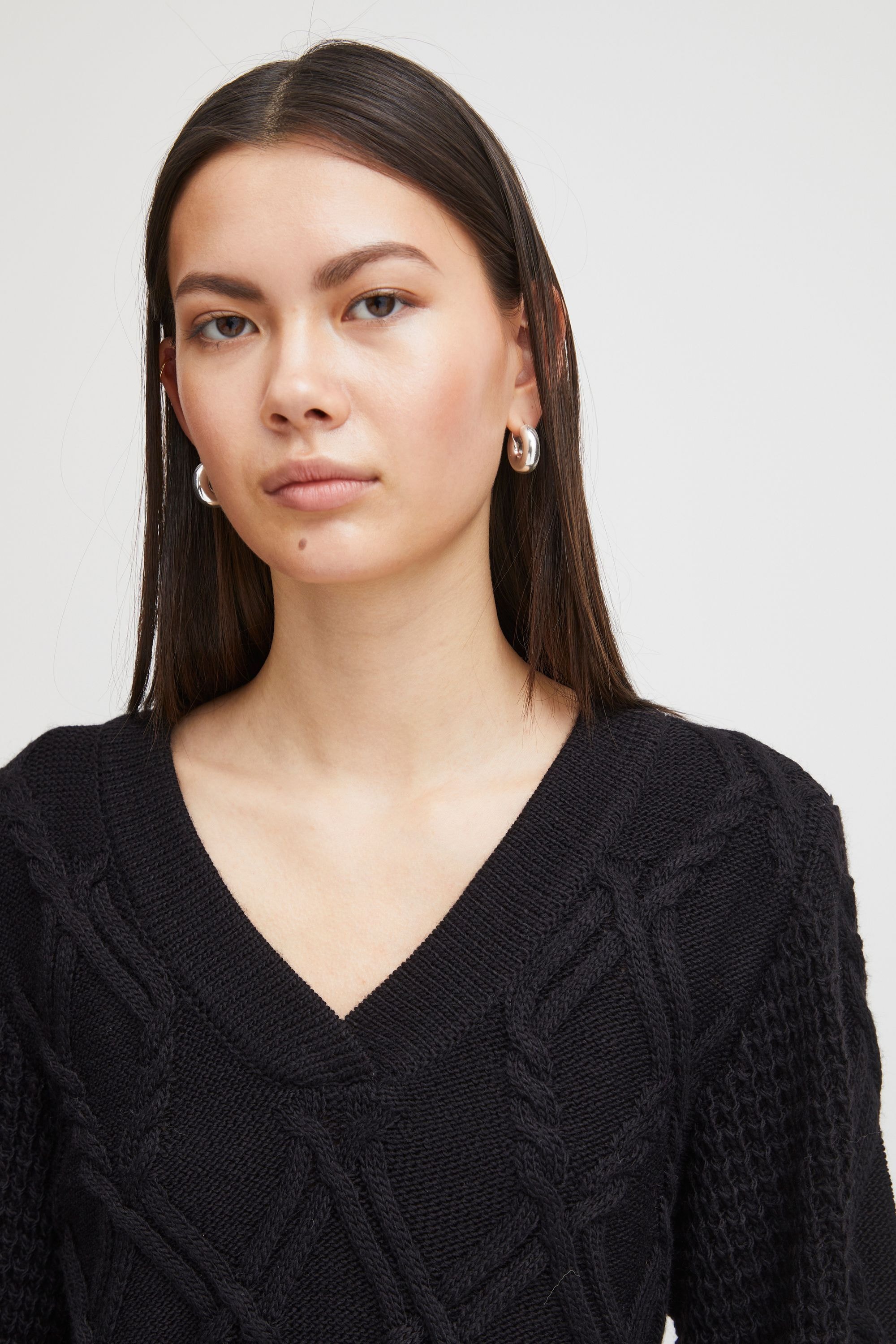 Ichi Strickfleece-Pullover »Strickpullover IHAndosa«