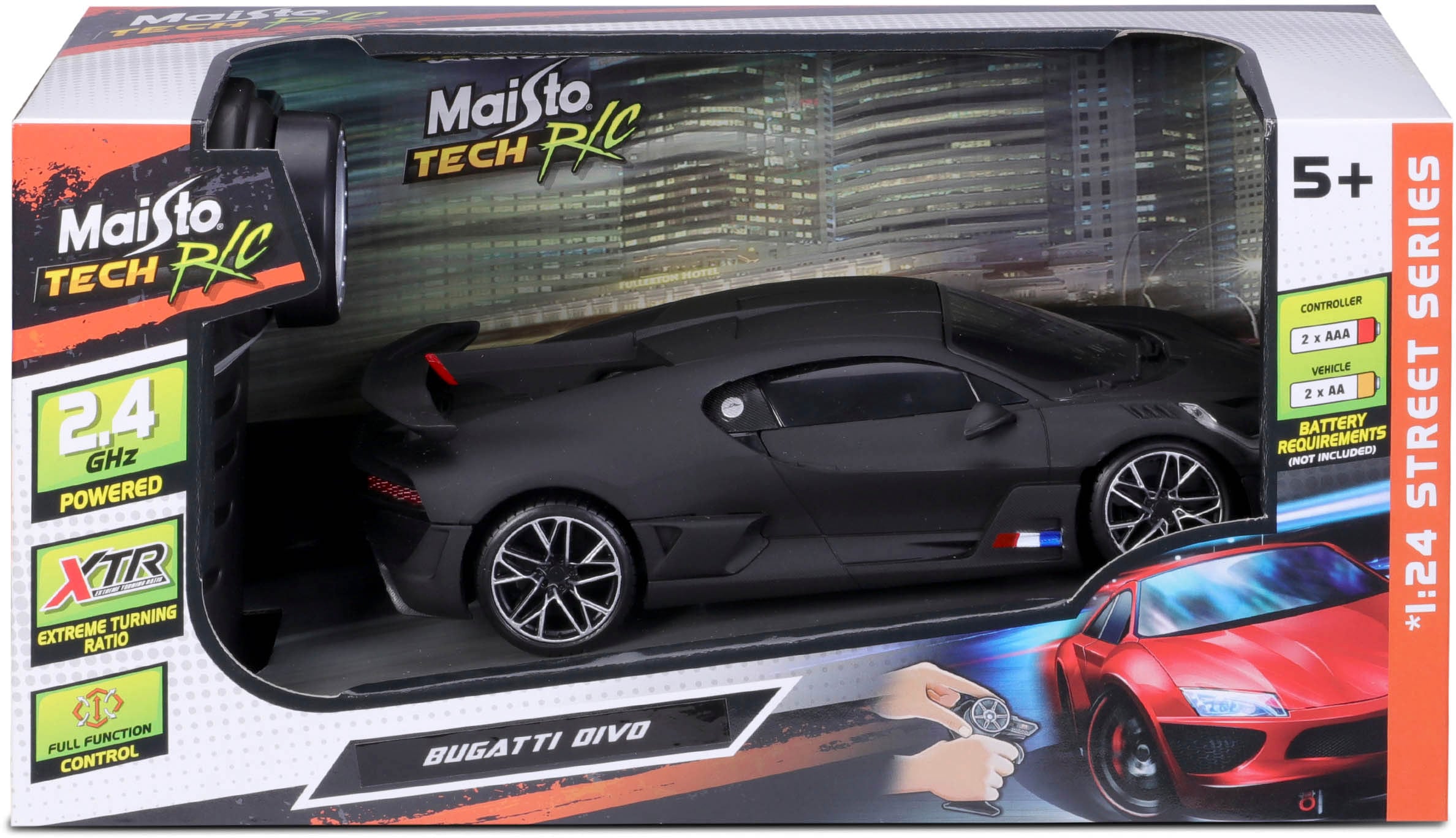 Maisto Tech RC-Auto »Bugatti Divo 2,4GHz, mattschwarz«