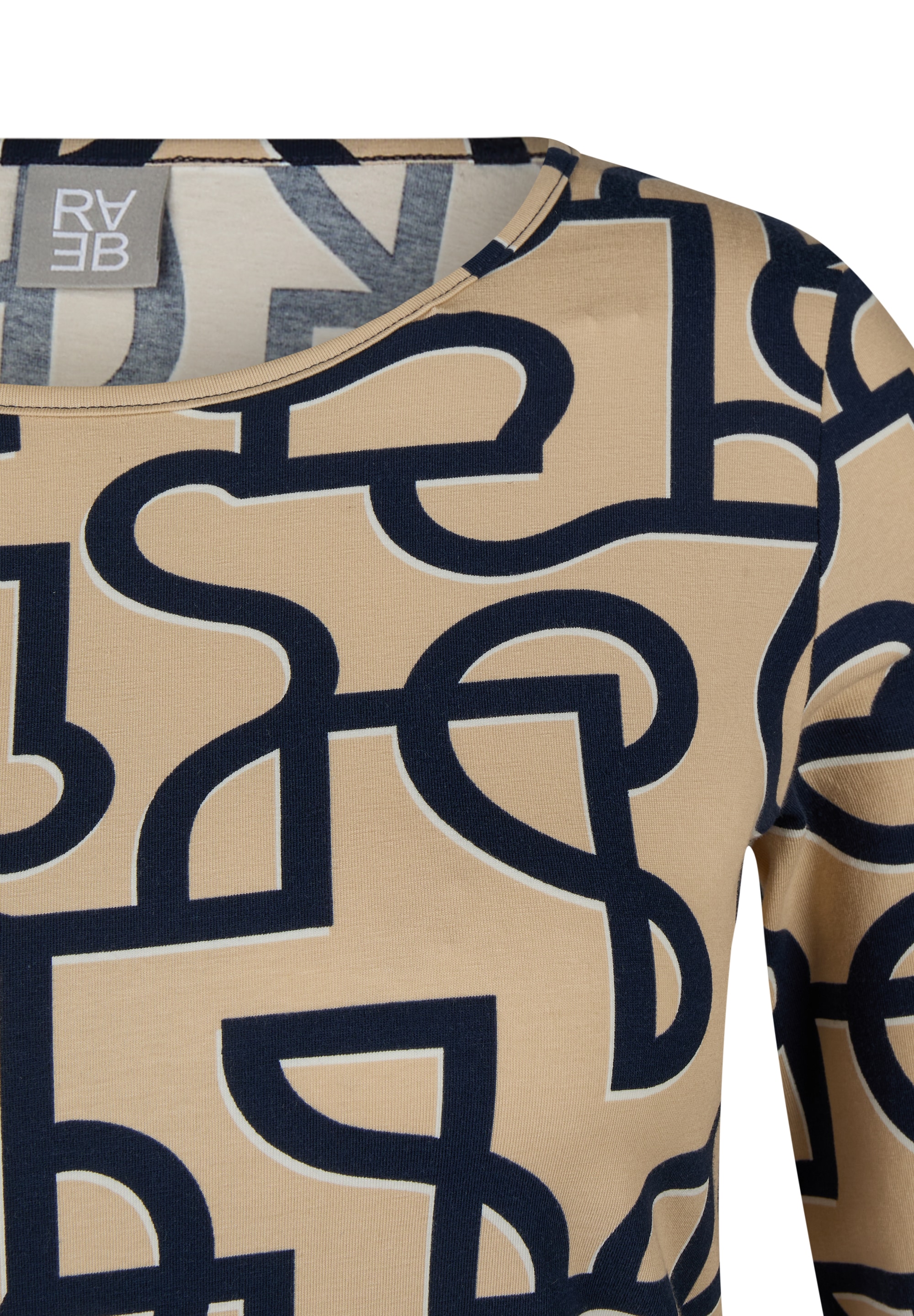 Rabe 3/4-Arm-Shirt mit Allover-Print