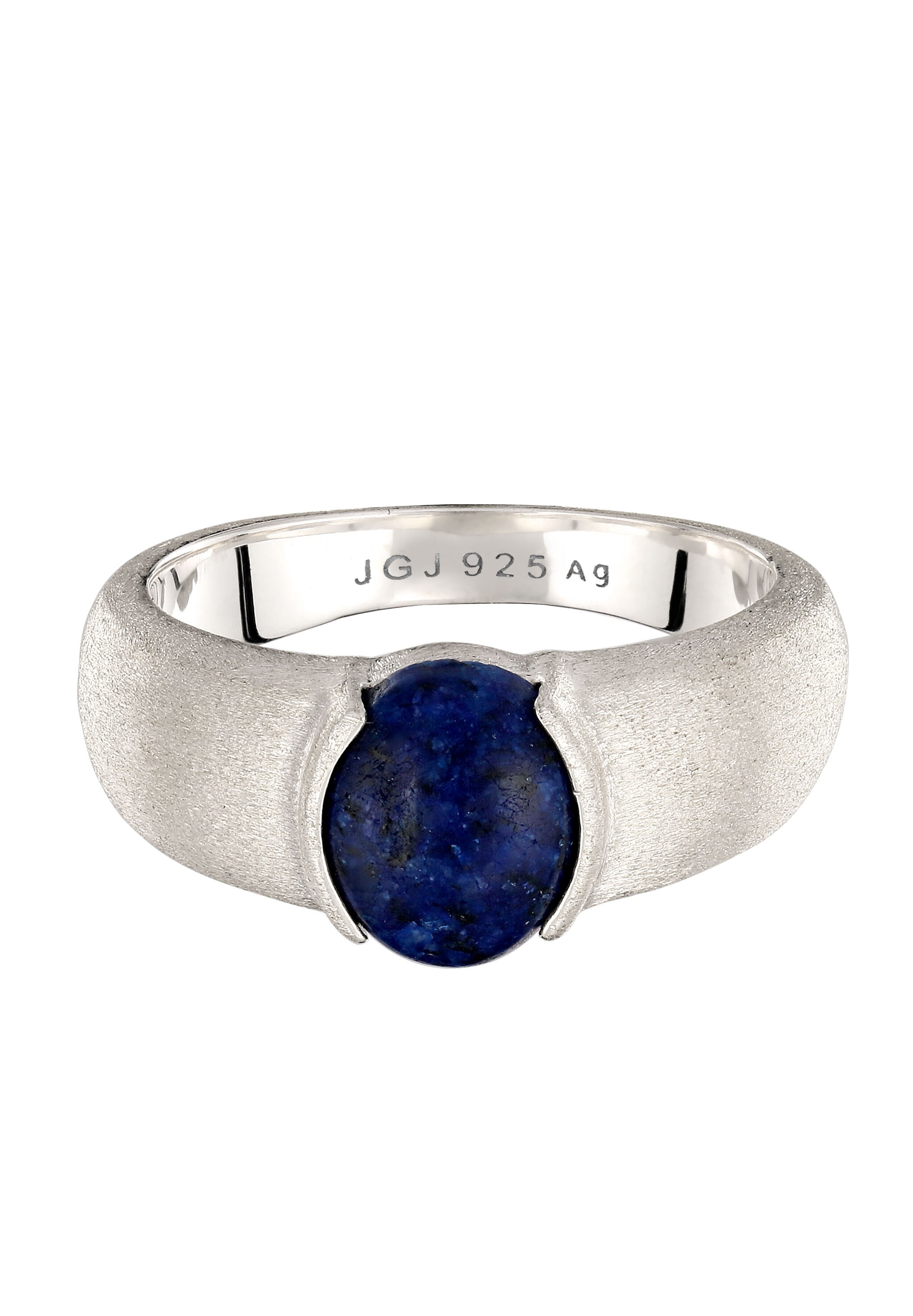 Kuzzoi »Ring Siegelring Lapis Lazuli Blau 925 Sterling Silber«