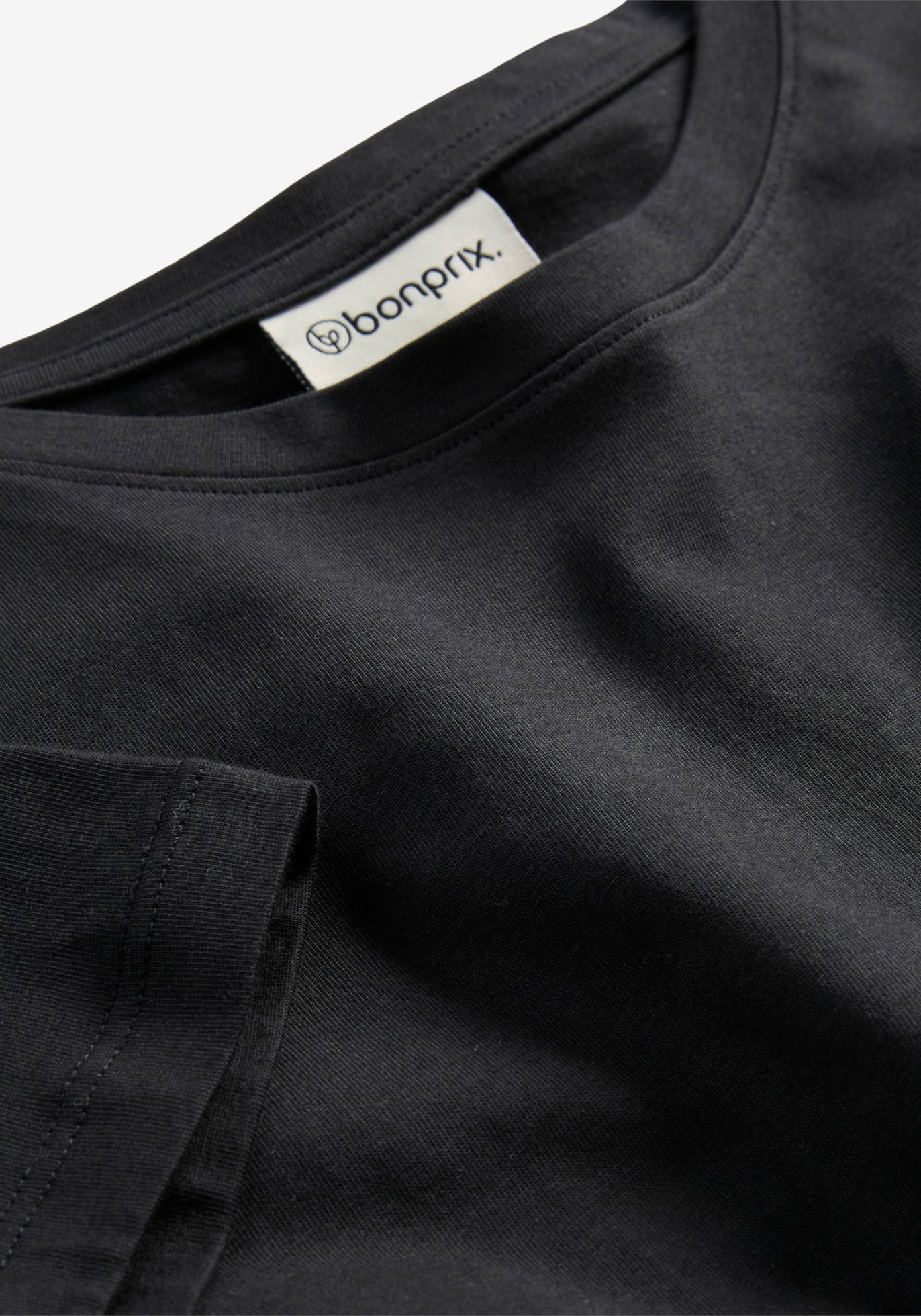 bonprix T-Shirt Packung, 2 Stk. lockere Passform, Kurzarm, Rundhalsausschnitt, aus Baumwolle