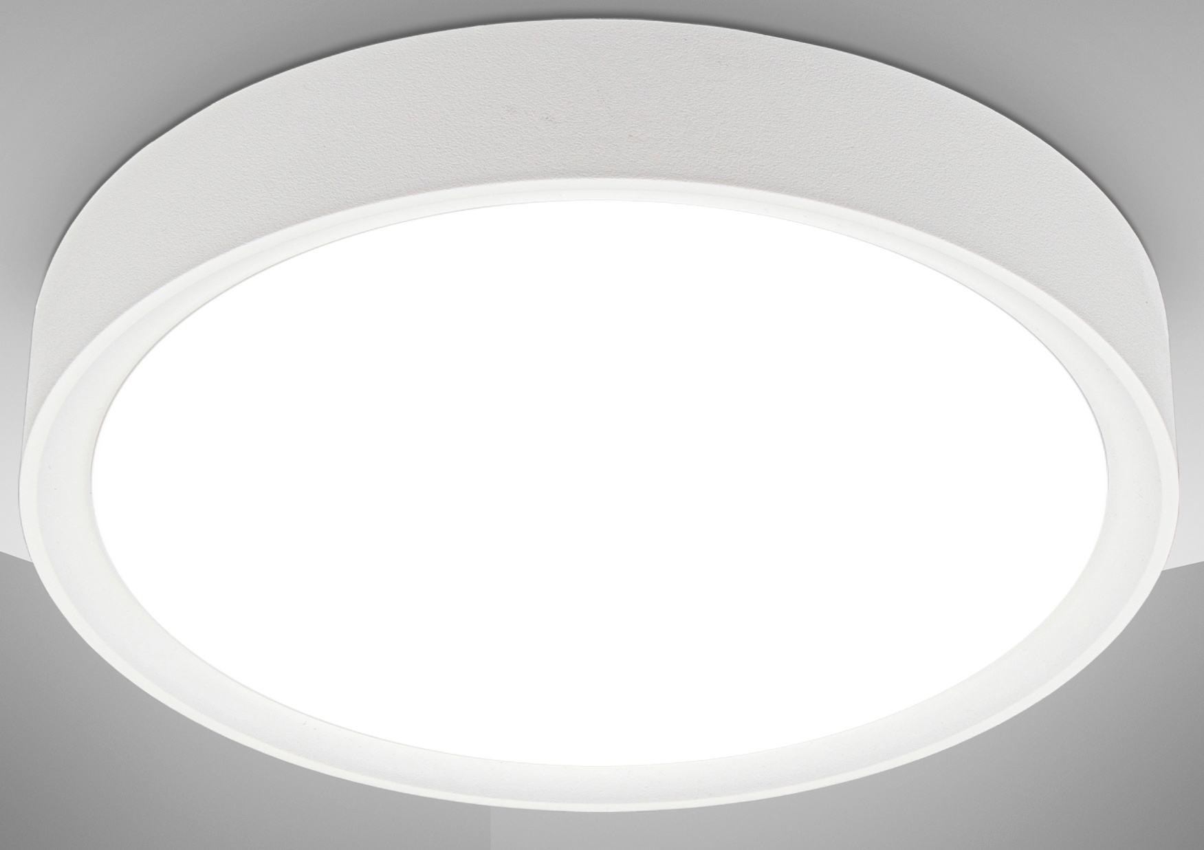 LED Deckenleuchte »BK_DL1433 LED Deckenlampe, Ø25cm, Neutralweißes Licht, Weiß«, 1...