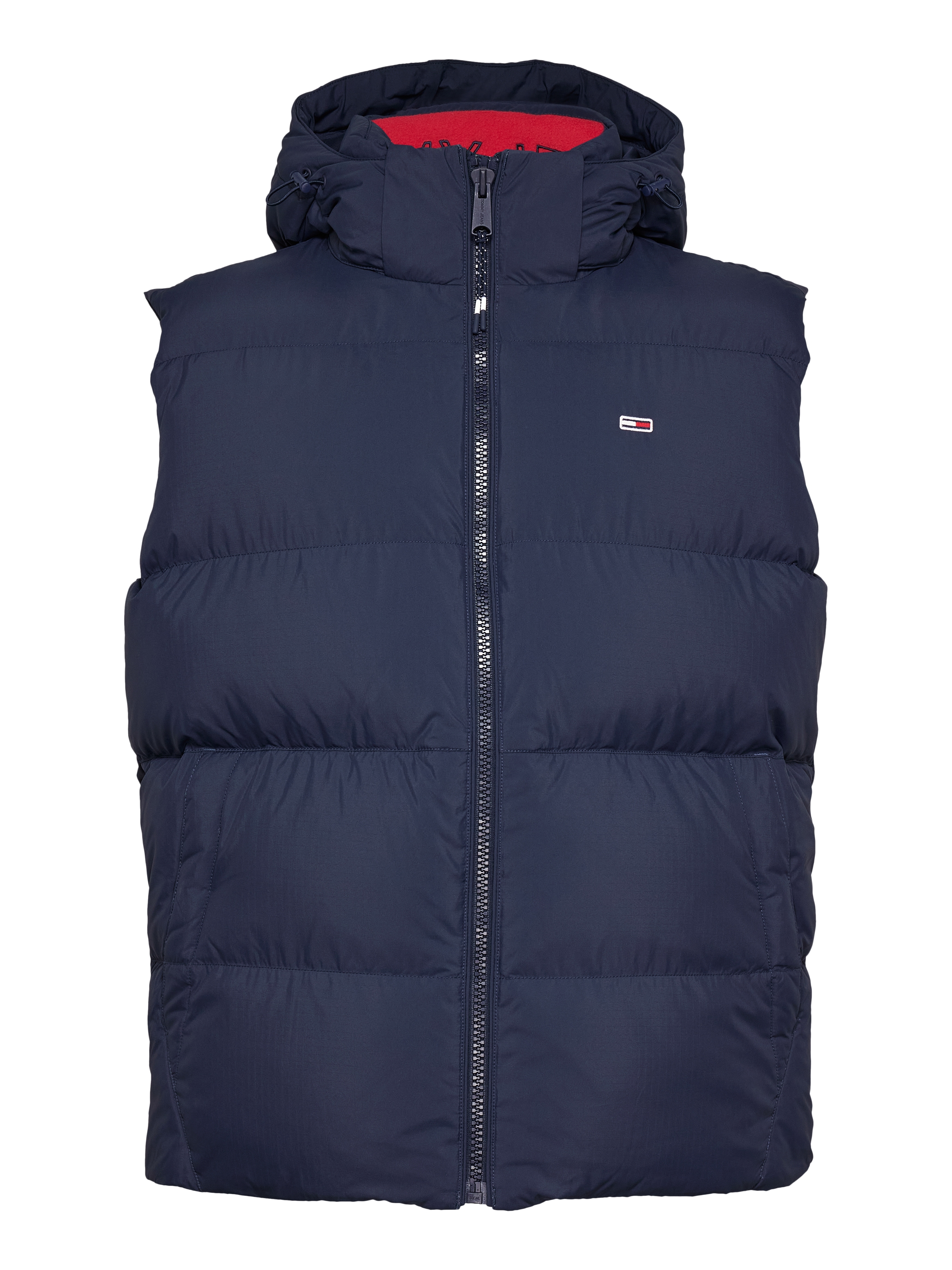 Tommy Jeans Steppweste »TJM ESSENTIAL DOWN VEST EXT«, abnehmbare Kapuze mit Kordelzug