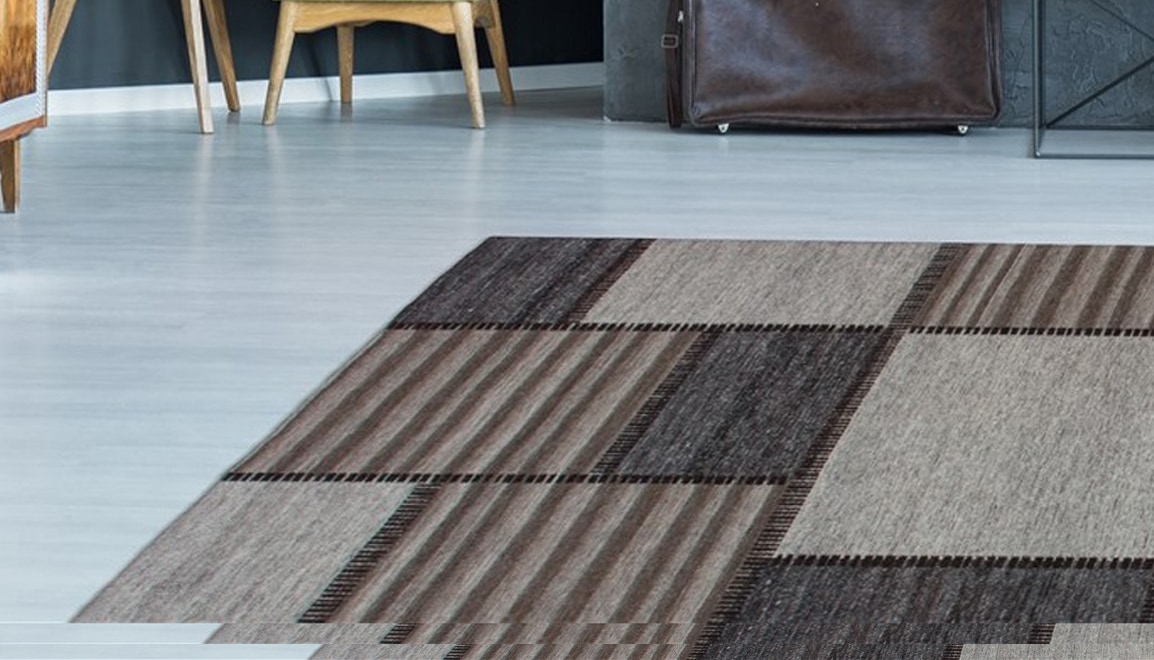 calo-deluxe Teppich »Roxy 120«, rechteckig, 6 mm Höhe, Jacquard, Flachgewebe, Wohnzimmer, Esszimmer