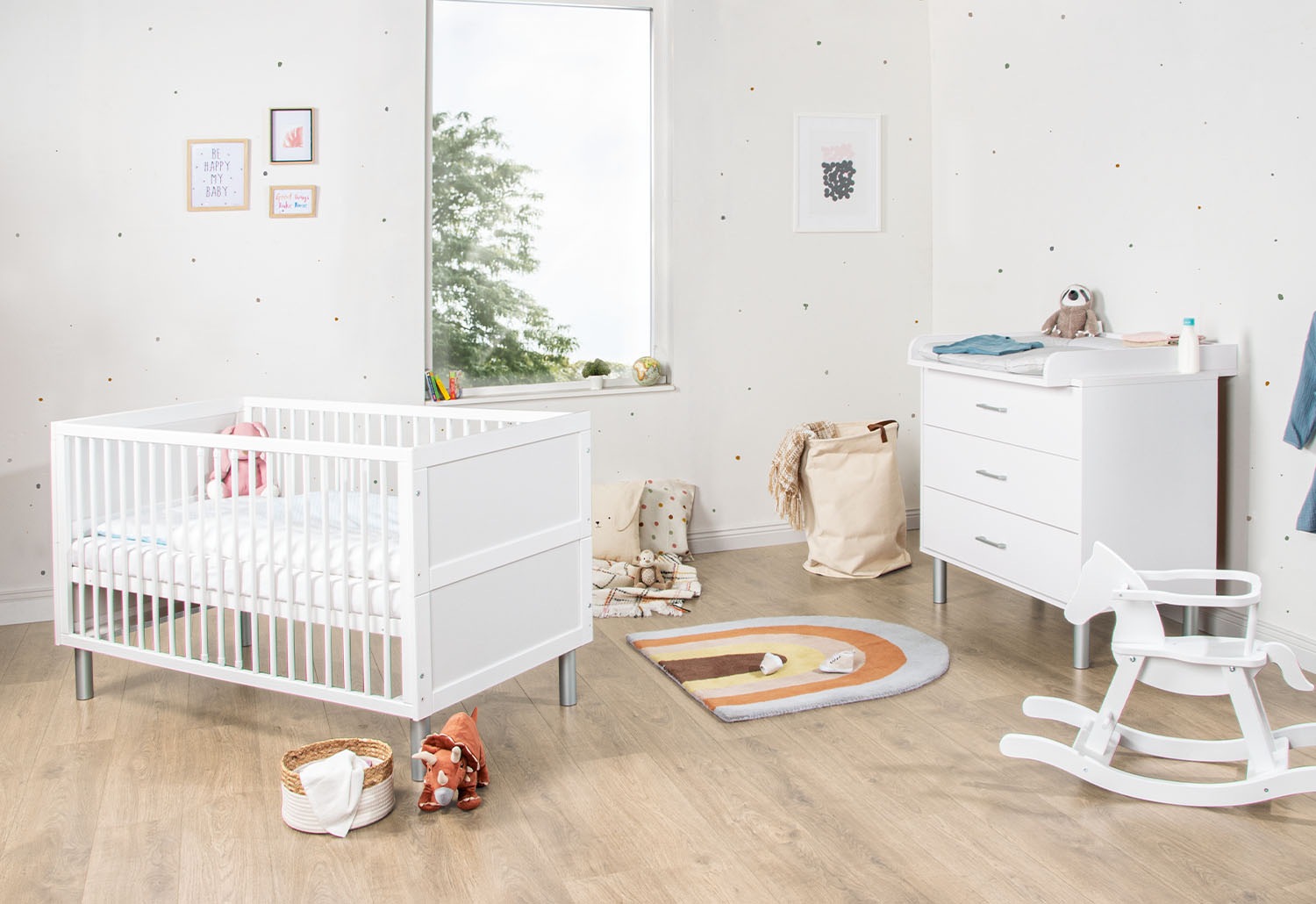 Pinolino® Babymöbel-Set »Jarle breit«, (Spar-Set, 2 St.), Made in Europe