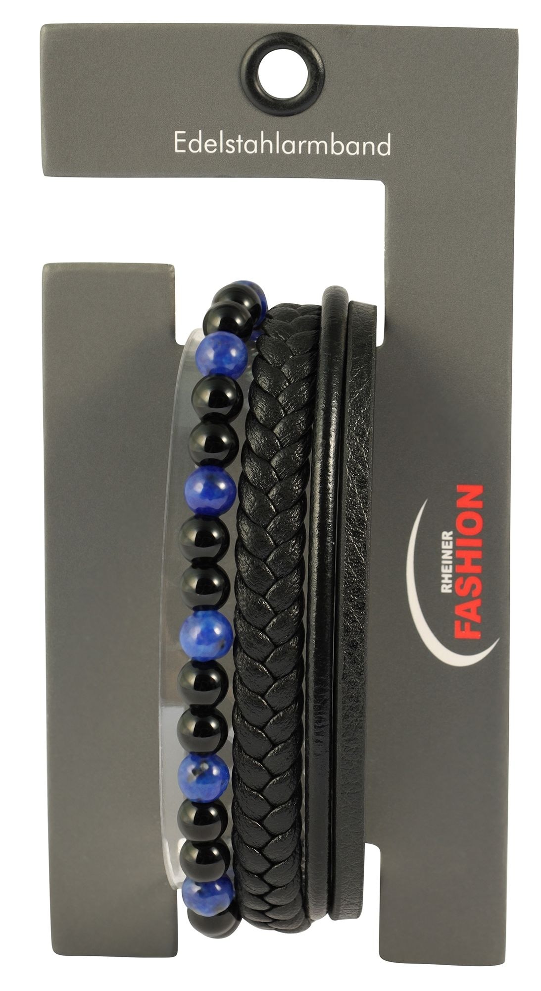Adelia´s Lederarmband »Herren Armband ¿ Lederarmband aus Leder mit Sodalith 17 cm«