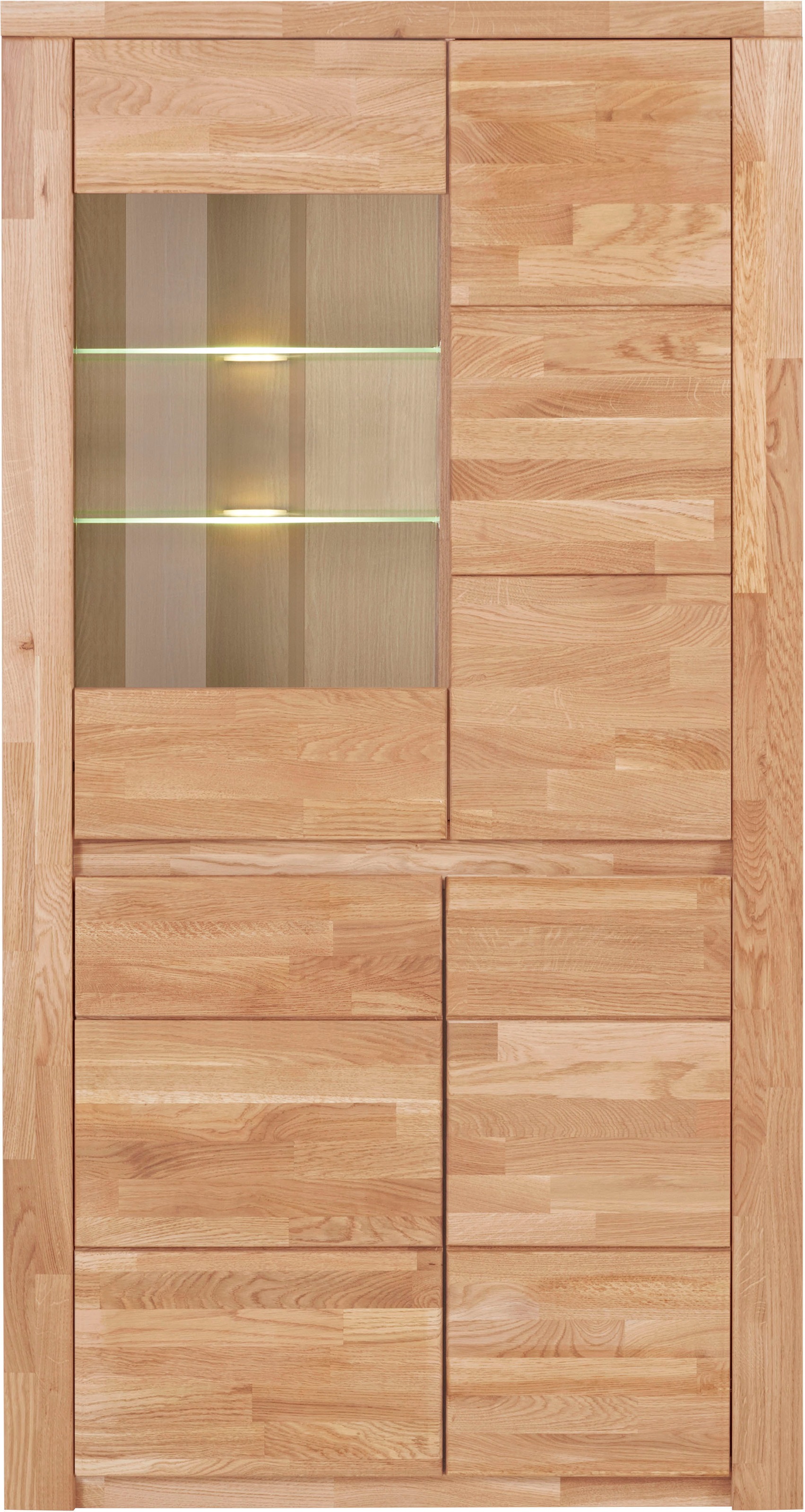 Home affaire Vitrine »Burani«, grifflose Optik