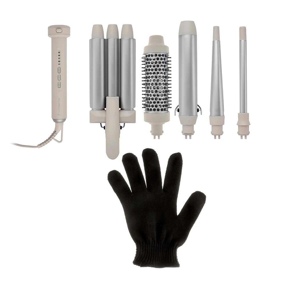 Remington Haarstyler »Trendology 5-in-1 Multistyler(CI41MS5)« Keramik-Beschichtung 5 auswechselbare Aufsätze, 5 digitale Heizstufen, Auto Memory Funktion