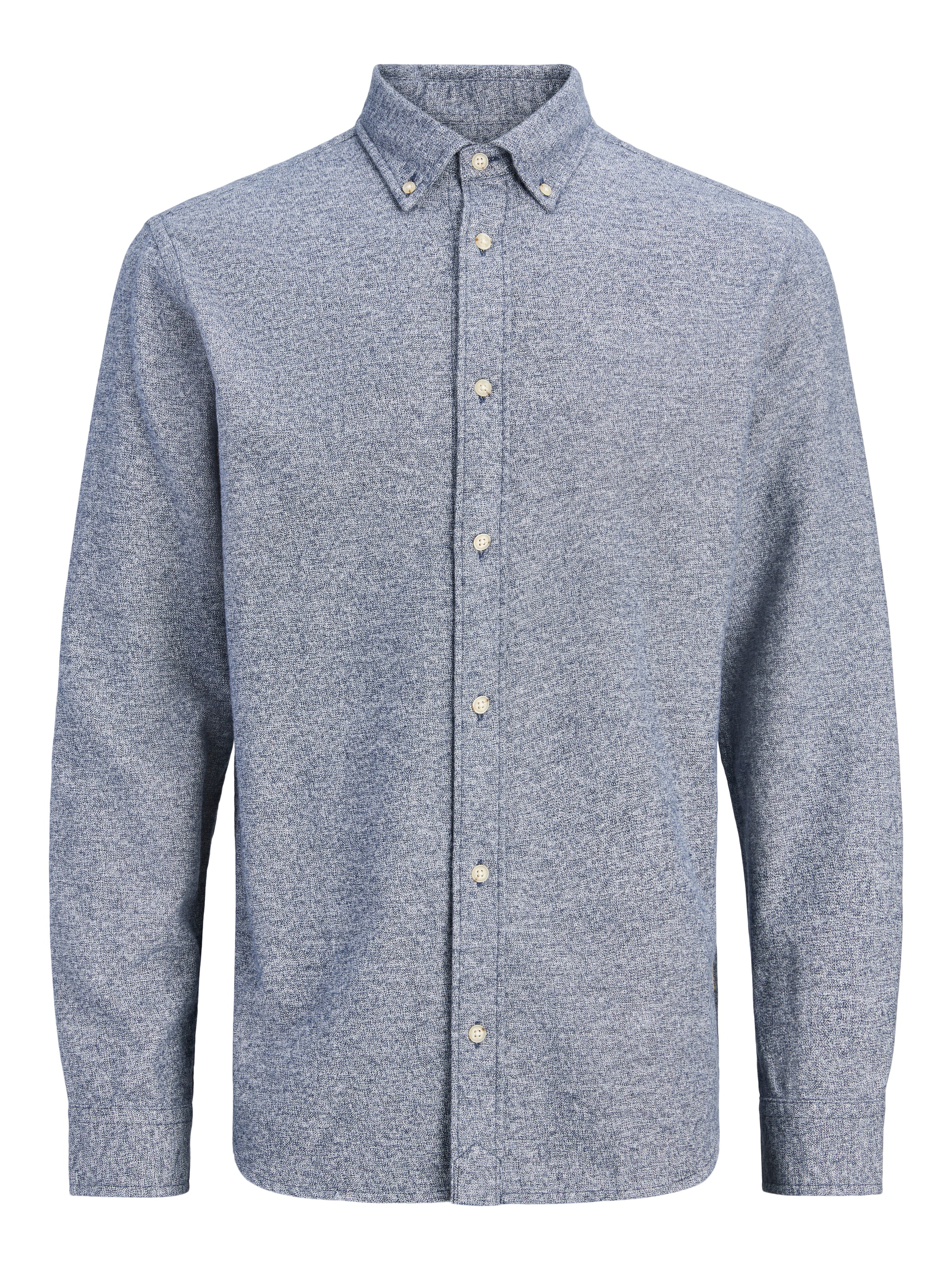 Jack & Jones Langarmhemd »JPRBLUHARVEY TWILL SOLID L/S SHIRT SN« Baumwolle, regular fit