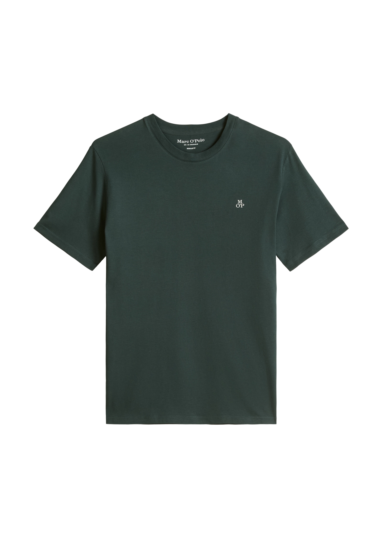 Marc O'Polo T-Shirt »T-shirt, short sleeve, logo print, ribbed collar«