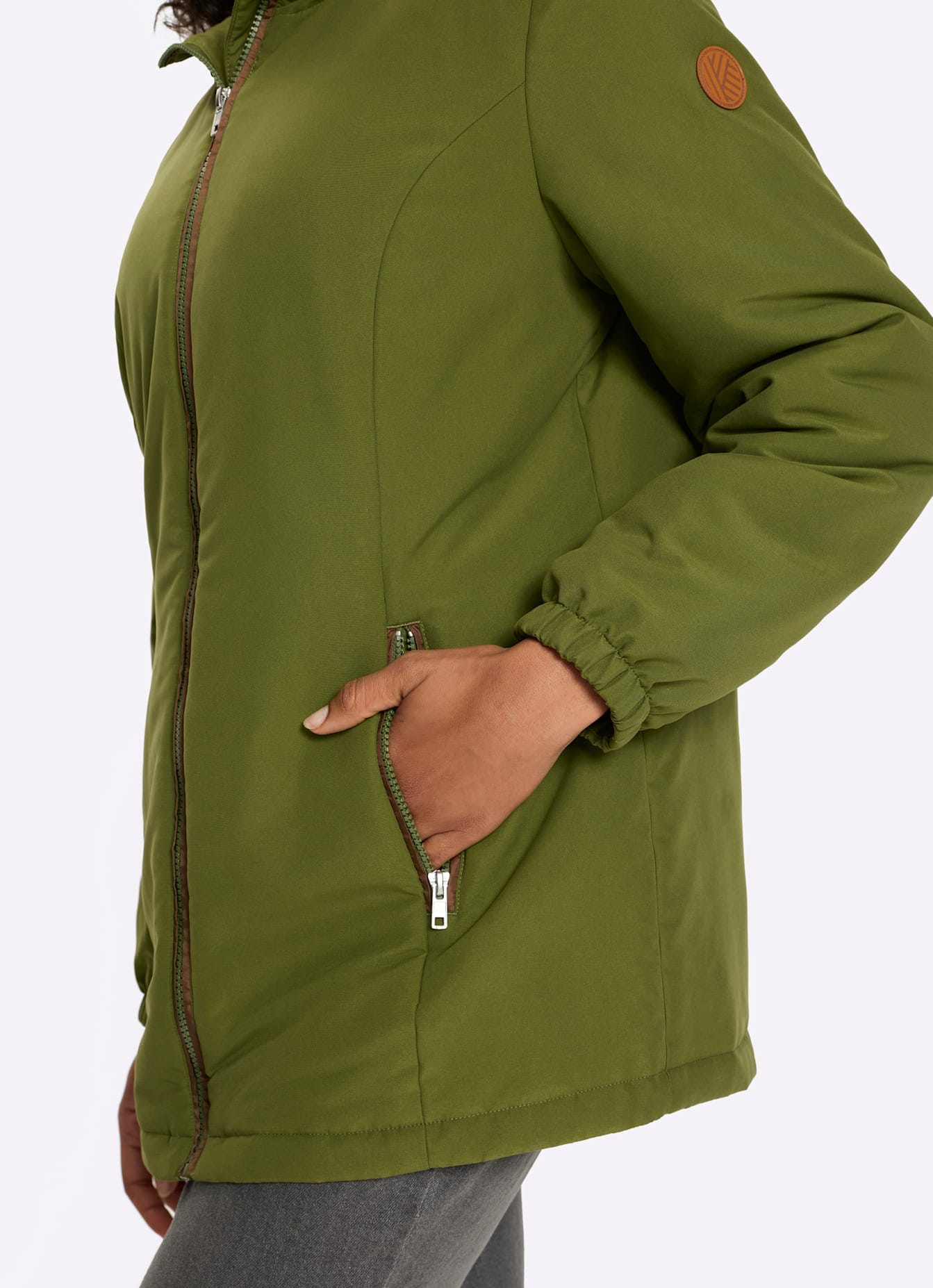 Classic Basics Langjacke mit Kapuze