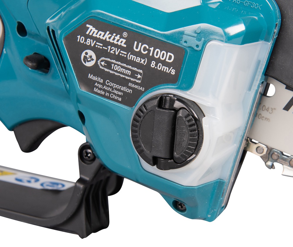 Makita Akku-Säge »»UC100DZ« 12V max., 10 cm, 8 m/s, ohne Akku und Ladegerät« zum Ausasten + für Korrekturschnitte, speziell für Park-und Baumpflege