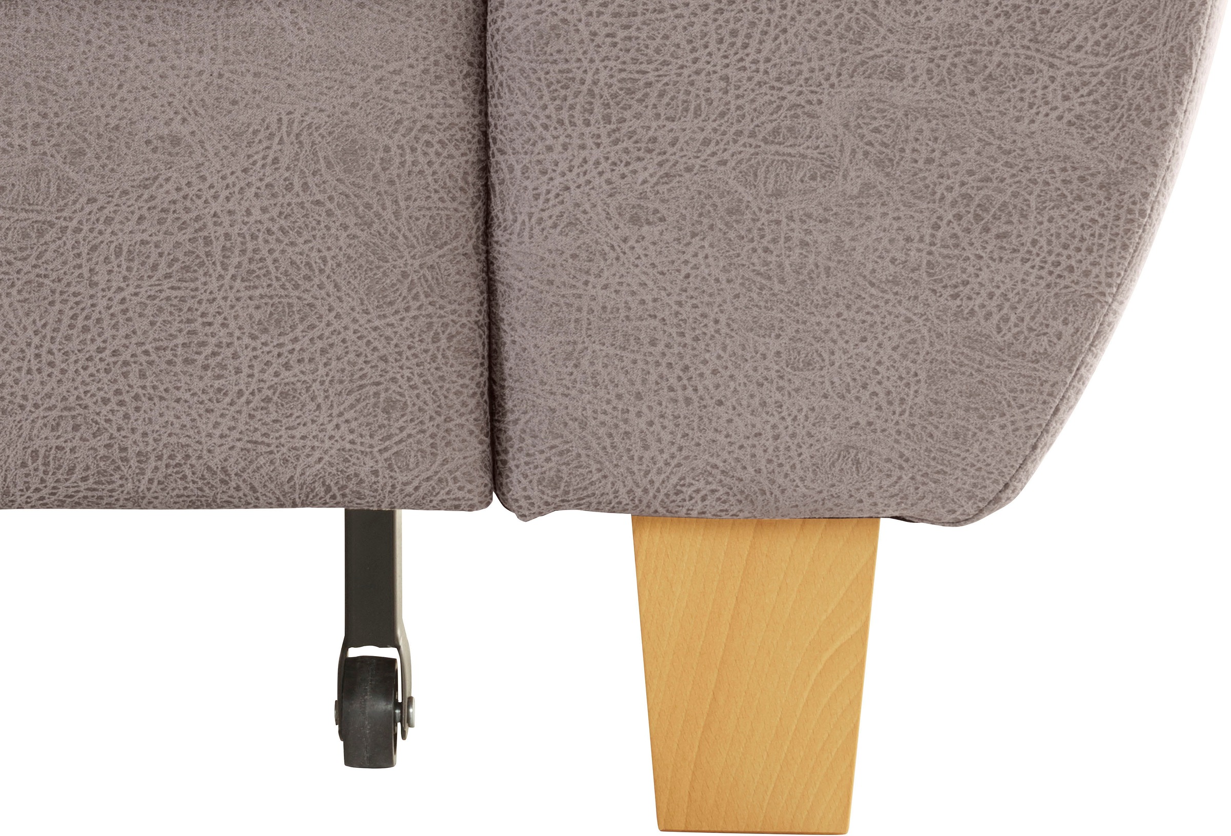 exxpo - sofa fashion Ecksofa »Enya, aufwendige Detailverarbeitung, hoher Sitzkomfort, bequem, L-Form«, mit Kopfteilverstellung, wahlweise Bettfunktion u. Bettkasten