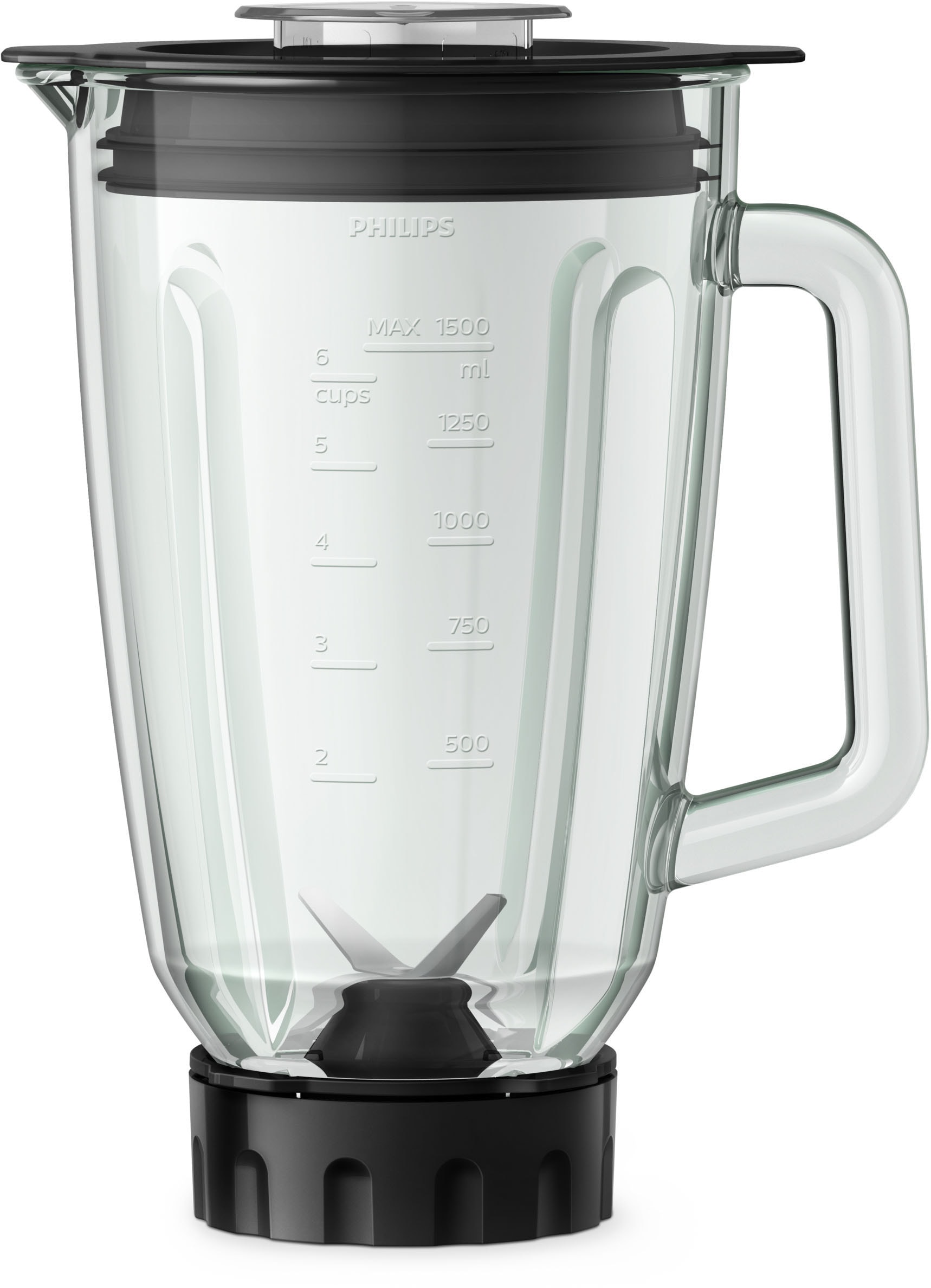 Philips Standmixer »HR3573/90 5000 Series, mit ProBlend Crush-Technologie,«, 1000 W, 2L-Glasbehälter, variablen Geschwindigkeiten + Pulsfunktion; Metallic