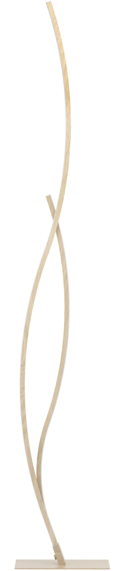 EGLO Stehlampe »GRISOLIA Stehlampe - Stahl - LED - 20W - IP20« LED-Modul 1 Stk. Neutralweiß Standleuchte, Leselampe, Wohzimmer, Schlafzimmer, H129 cm