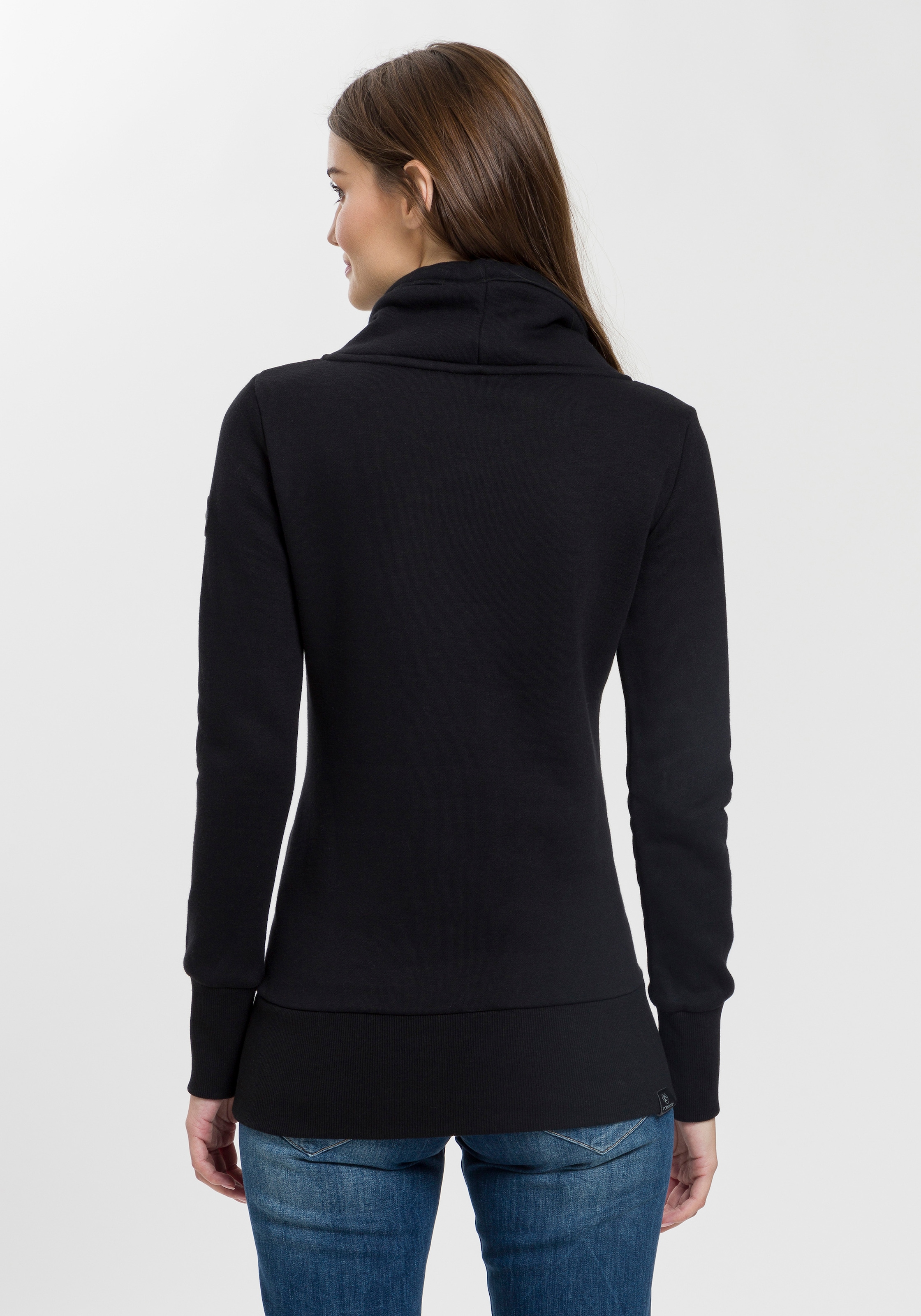 Ragwear Sweater »NESKA O«, mit asymetrischem Schalkragen
