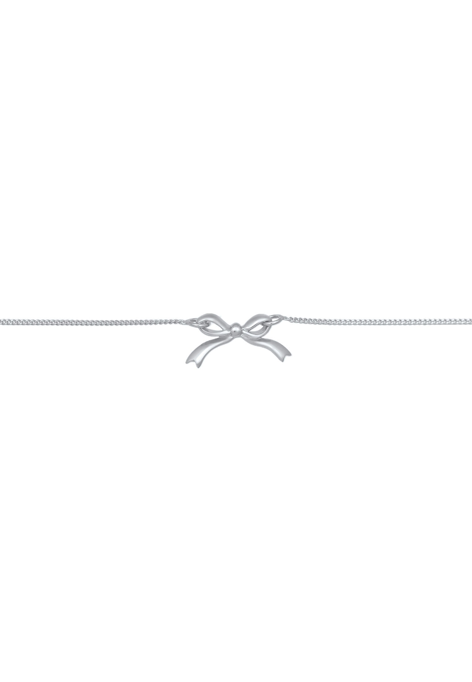 Elli Kette mit Anhänger »Halskette Schleife Choker Romantik 925 Sterling Silber«