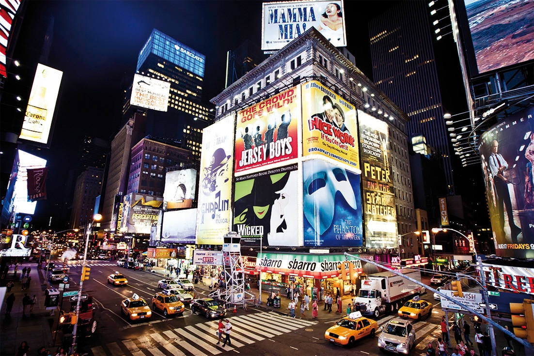 Papermoon Fototapete »New York Time Square«, matt