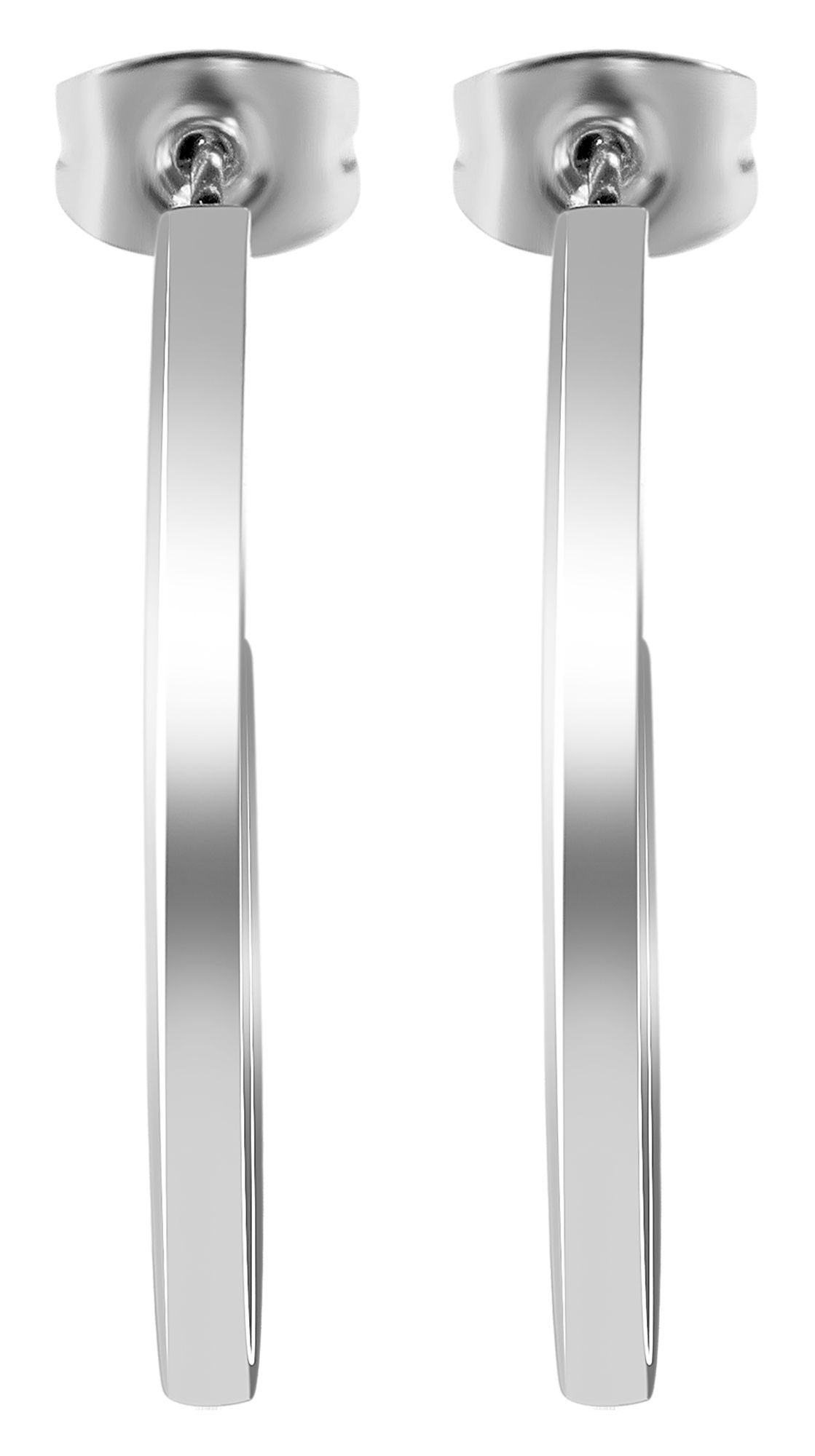 Adelia´s Paar Creolen »Damen Ohrringe ¿ Creole aus Edelstahl«