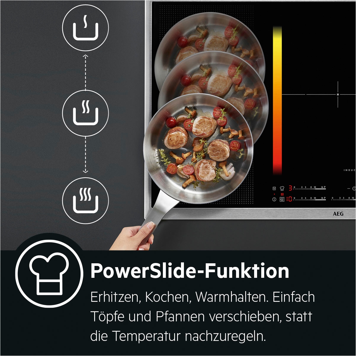 AEG Flex-Induktions-Kochfeld »IKE8547SXB 949597981«