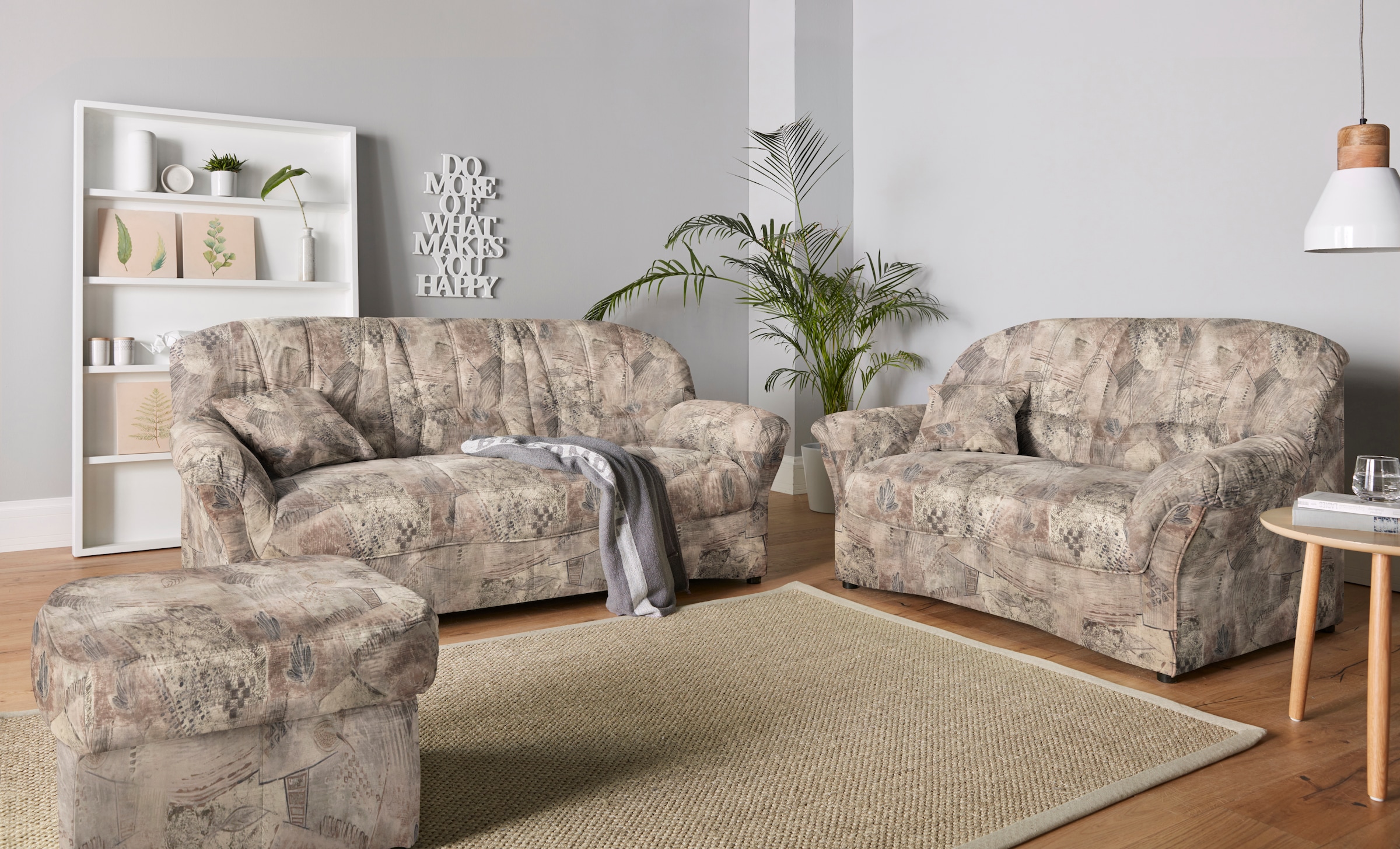 DOMO collection Polsterhocker »Bahia belastbar bis 140kg/ Sitz«, passend zur "Bahia"-Serie