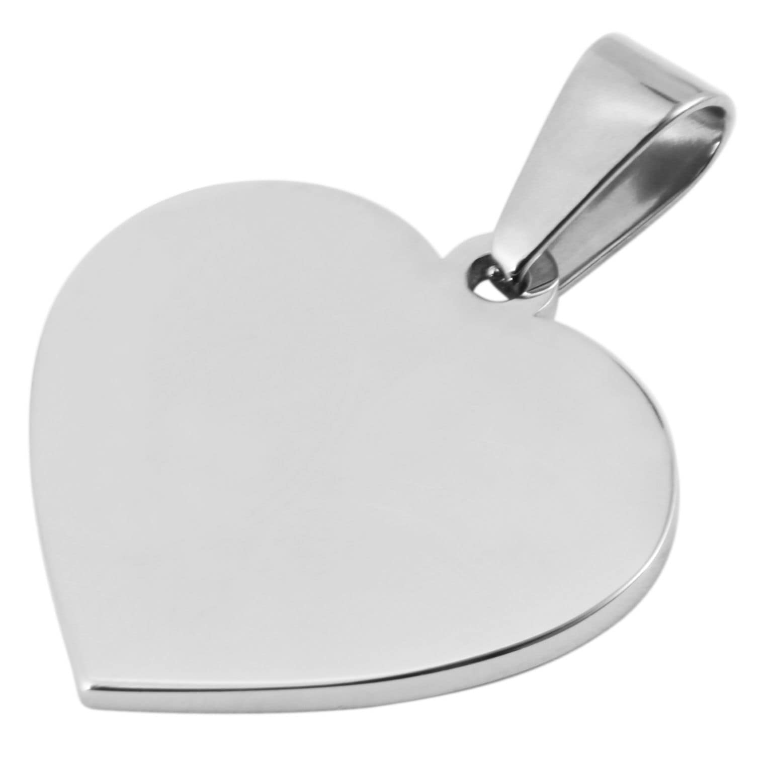 Adelia´s Kettenanhänger »Damen Anhänger ¿ Herz Gravuranhänger aus Edelstahl«