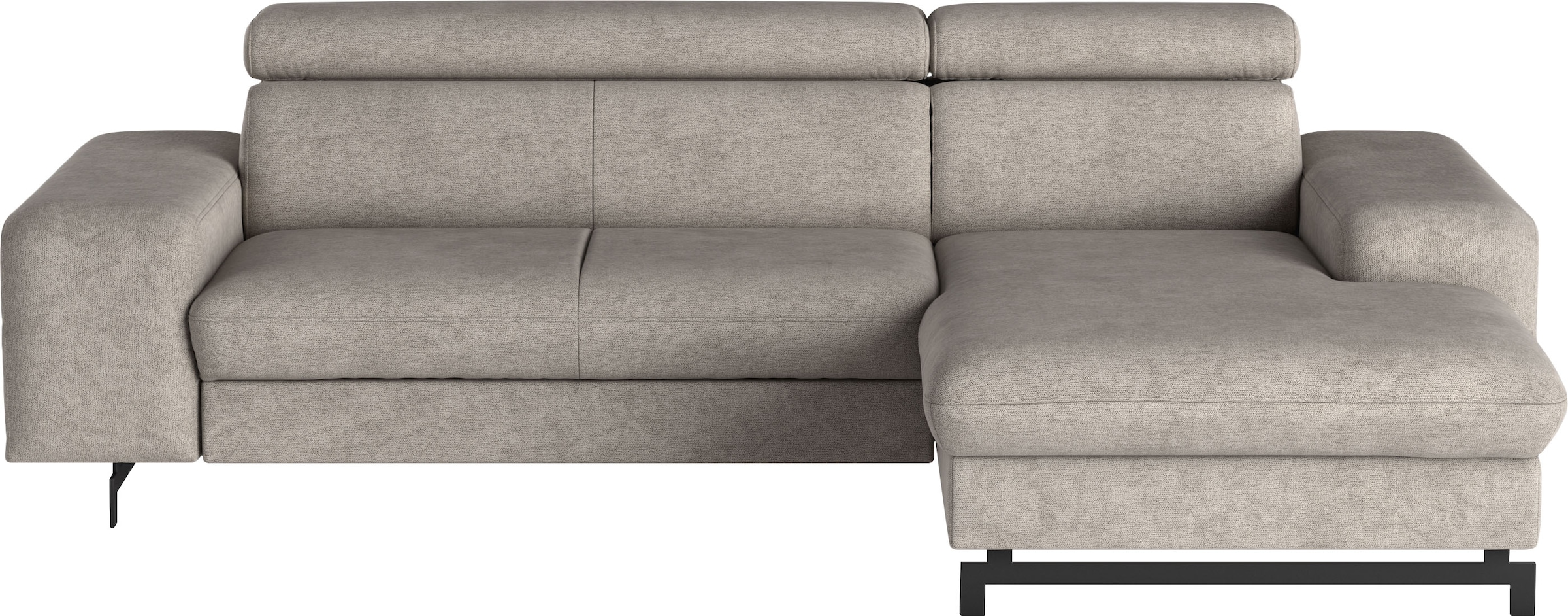COTTA Ecksofa »Emma L-Form«, mit Kopfteilverstellung, wahlweise mit Bettfunktion & Bettkasten