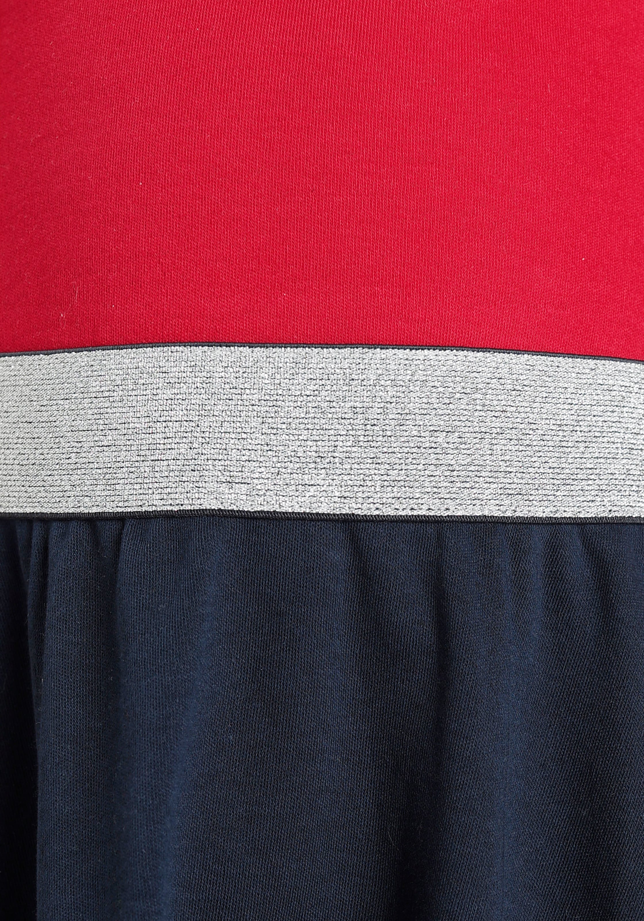 KangaROOS Jerseykleid »Glitzerband«, mit online Glitzerband OTTO elastischem bei