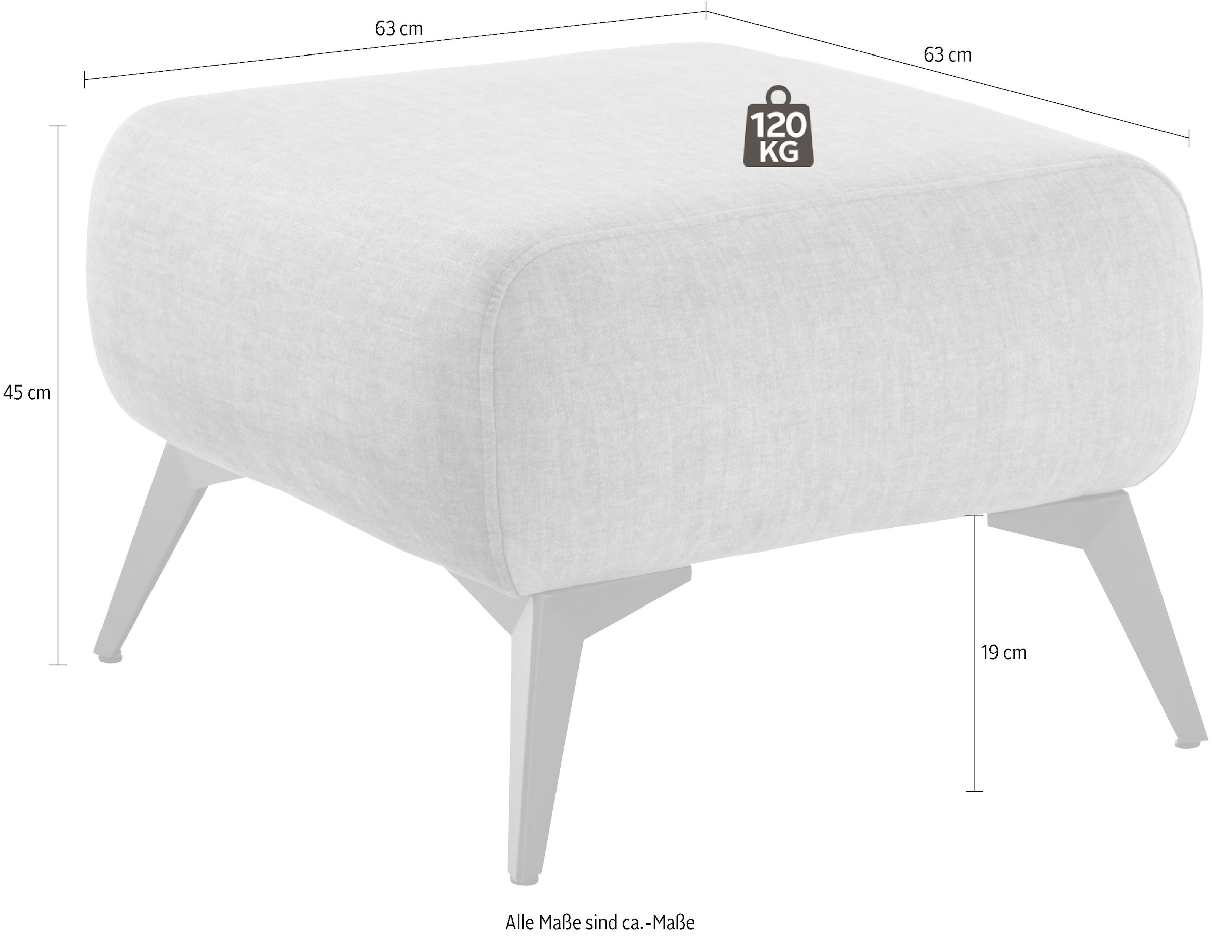 INOSIGN Polsterhocker »Baggio«