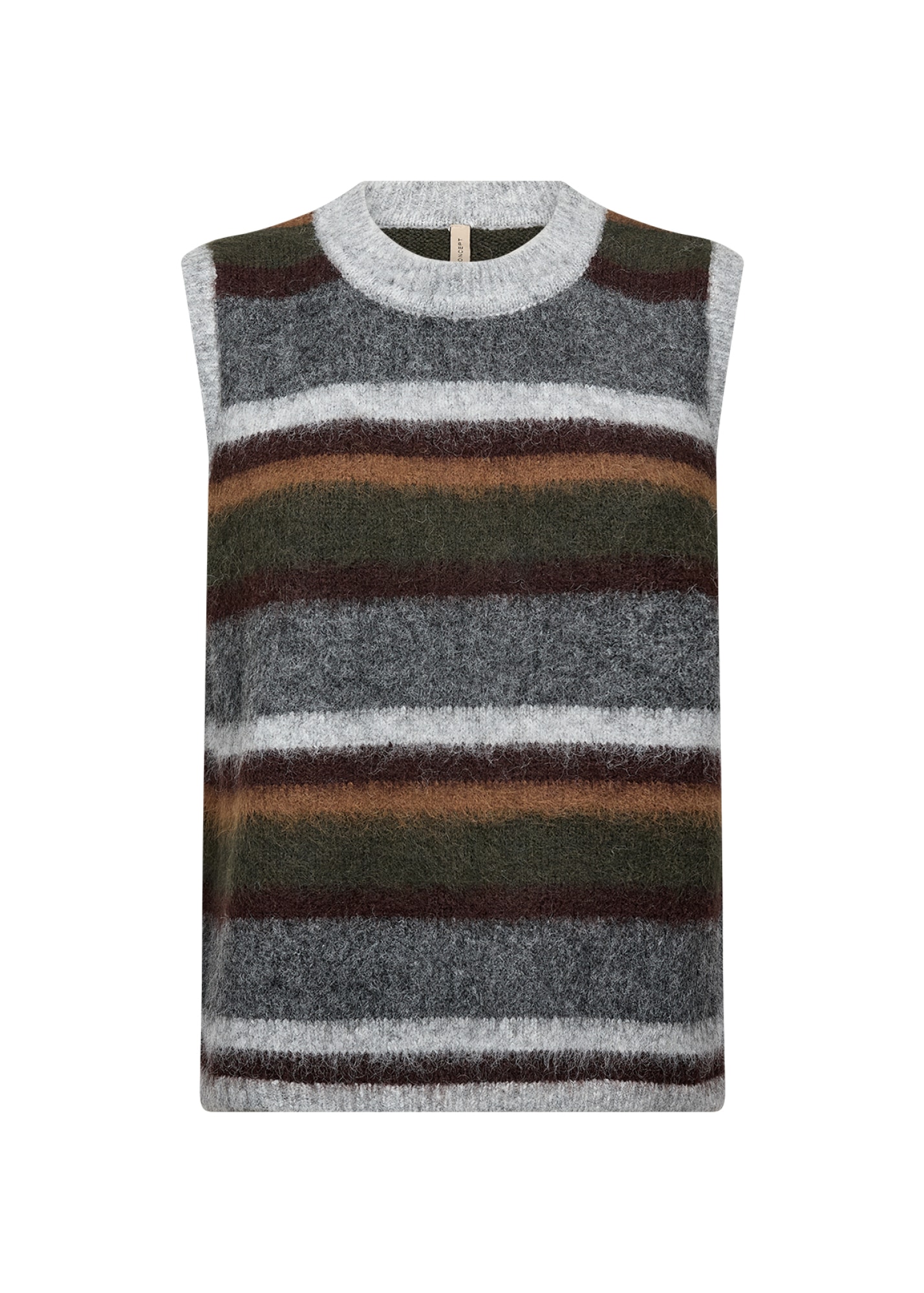 soyaconcept Pullunder »SC-HADIL YD 1« Materialmix mit Wolle