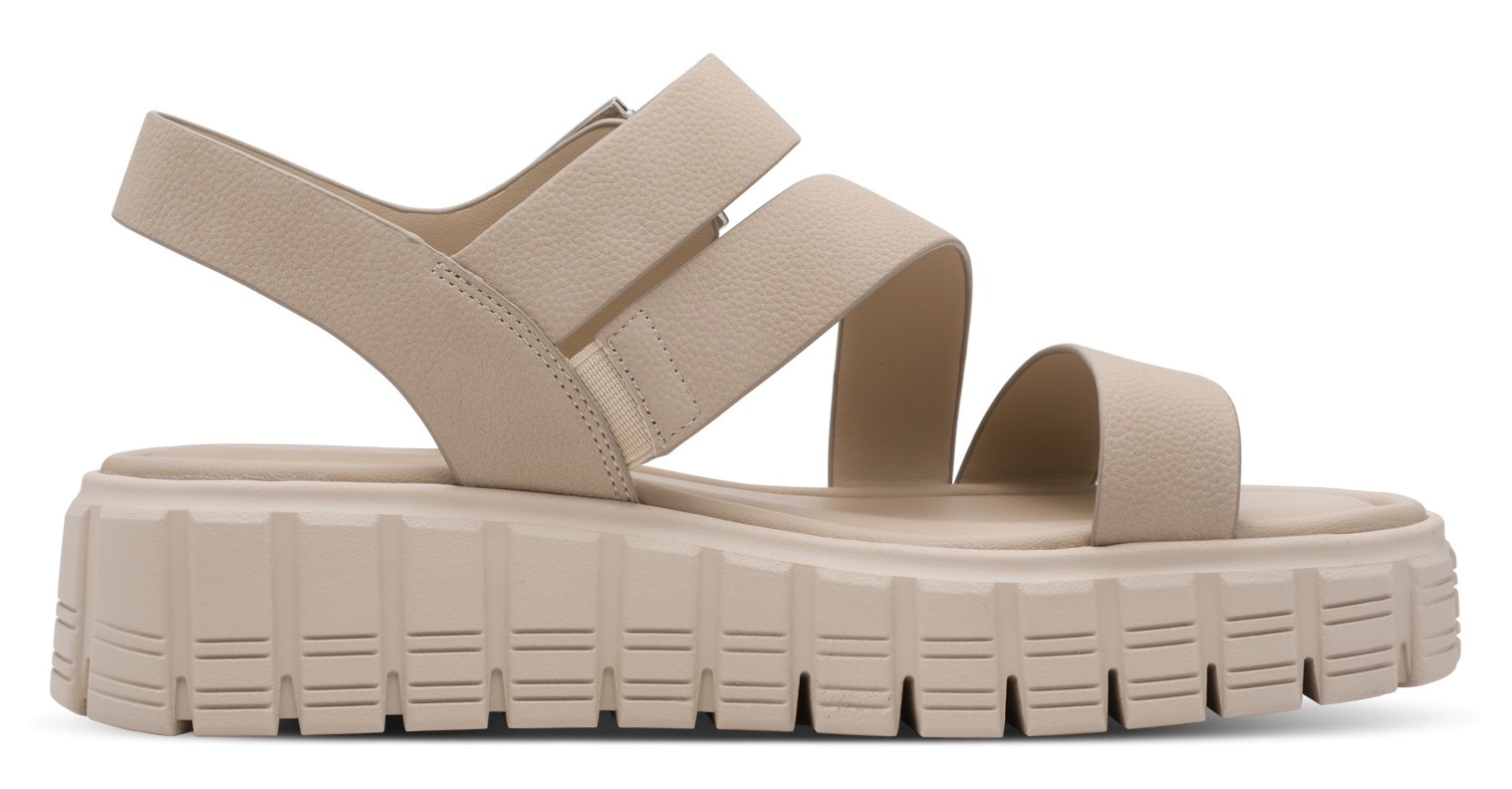 Tamaris Plateausandale  Sommerschuh, Plateausandalale in veganer Verarbeitung